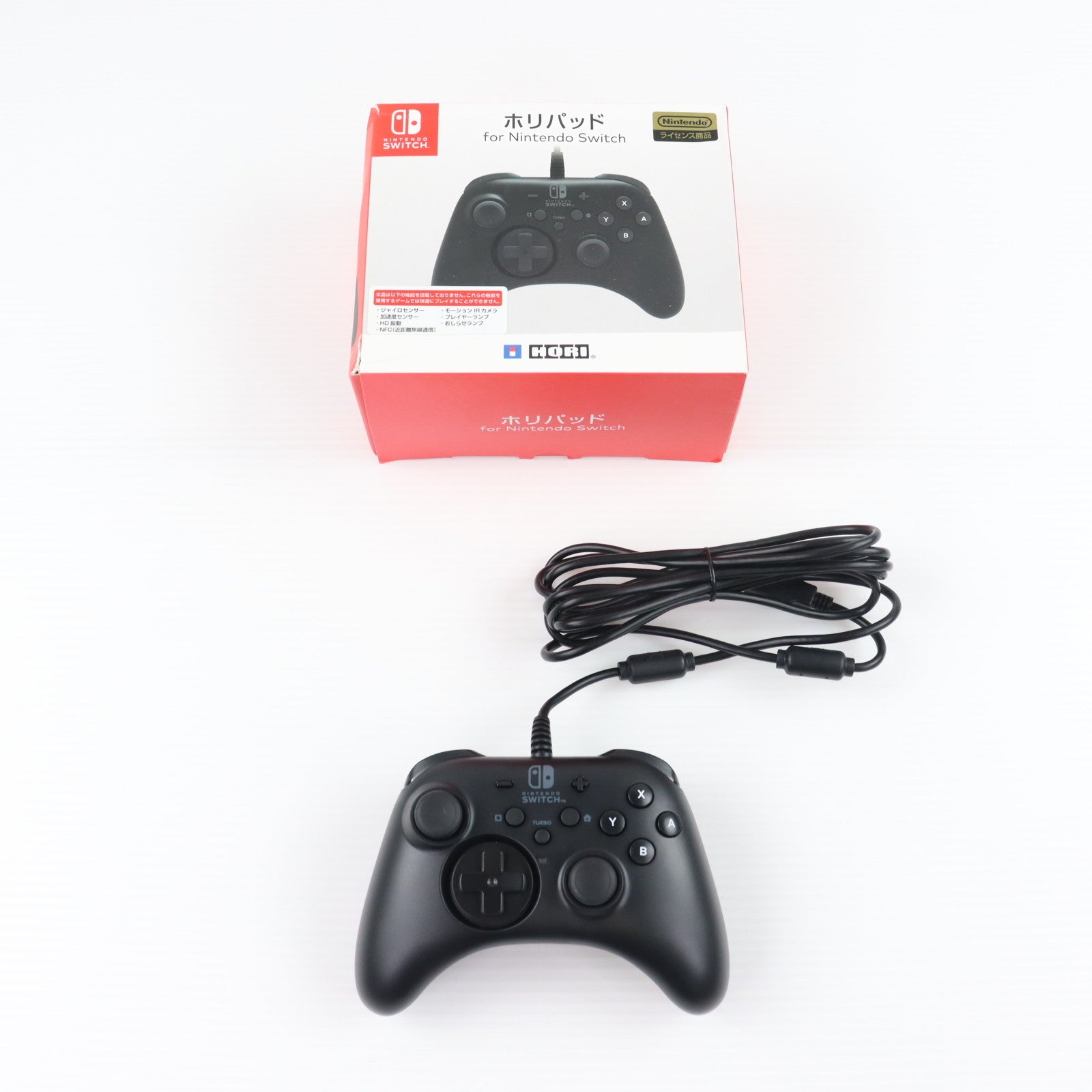 【中古即納】[ACC][Switch] ホリパッド for Nintendo Switch(ニンテンドースイッチ) 任天堂ライセンス商品 HORI(NSW-001)(20170701)