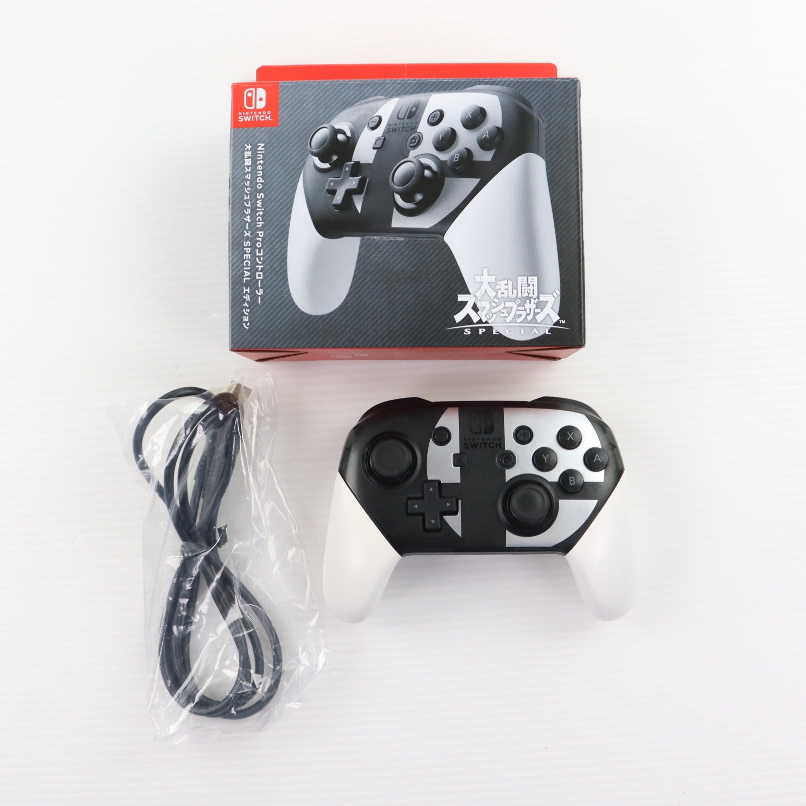 【中古即納】[ACC][Switch] Nintendo Switch Proコントローラー(ニンテンドースイッチ プロコントローラー) 大乱闘スマッシュブラザーズ SPECIALエディション 任天堂(HAC-A-FSSKE)(20181116)