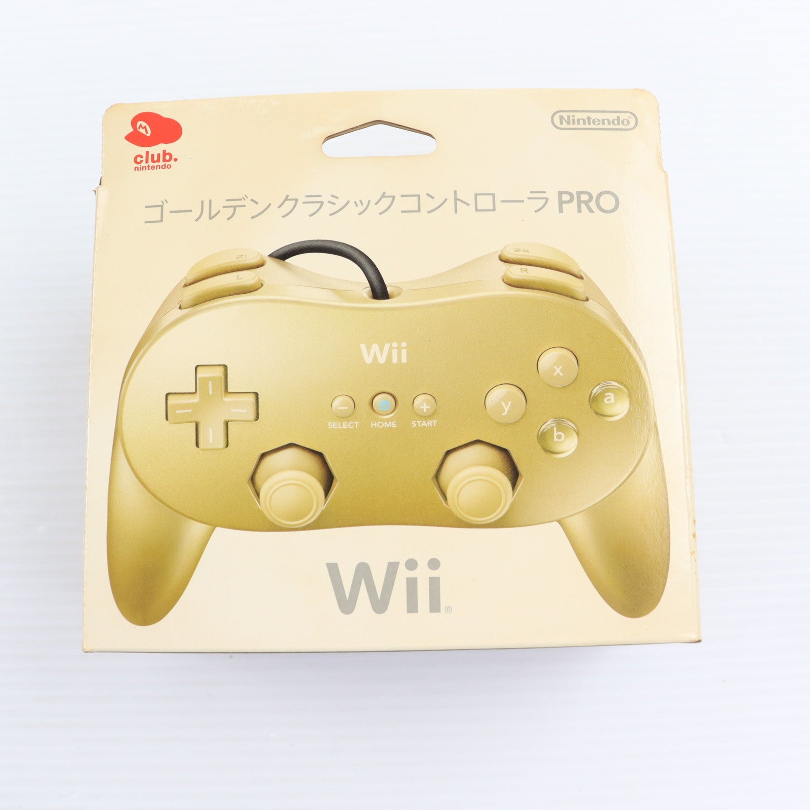【中古即納】[ACC][Wii] クラブニンテンドー限定景品 ゴールデンクラシックコントローラPRO 任天堂(RVL-A-R2D)(20110630)