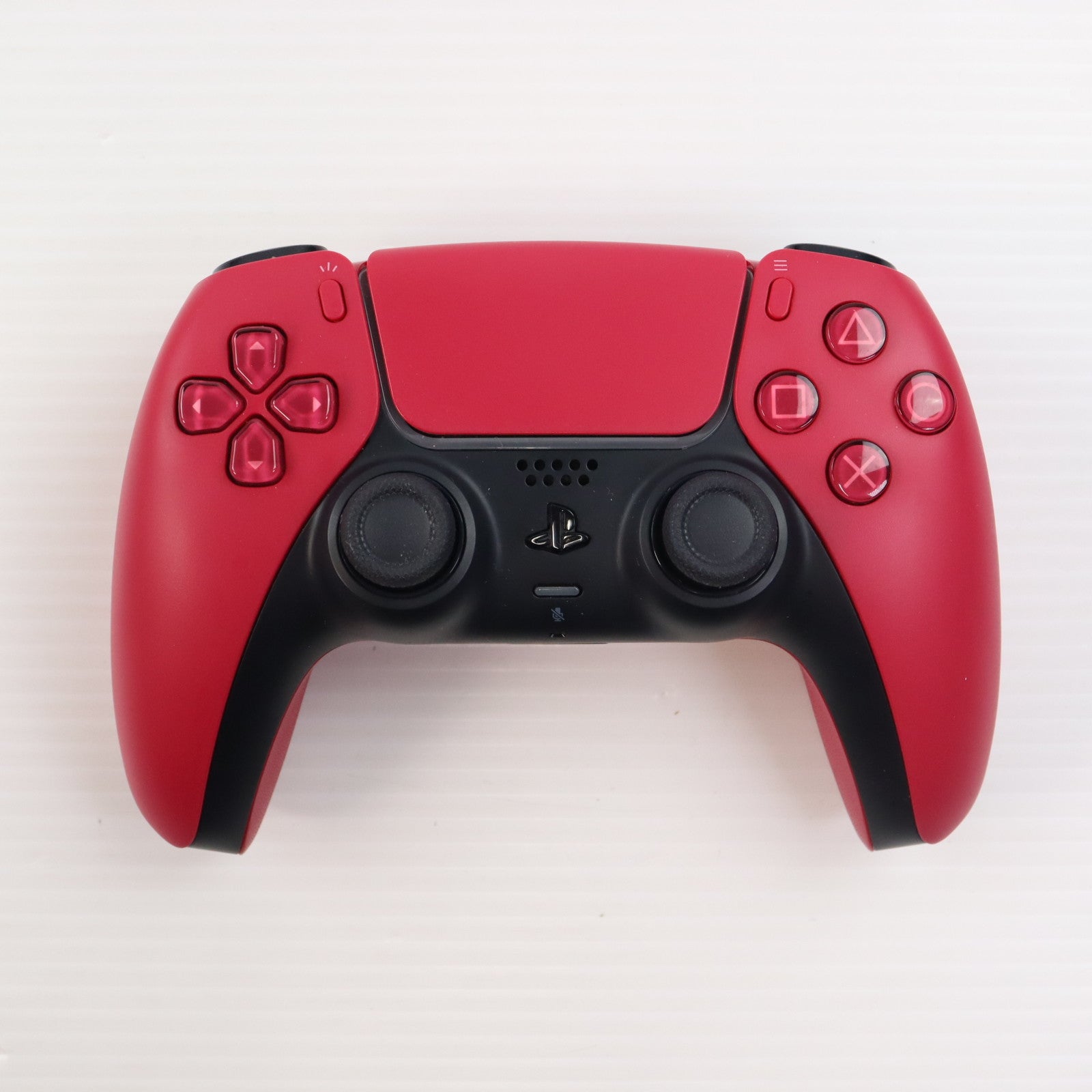【中古即納】[ACC][PS5] DualSense(デュアルセンス) ワイヤレスコントローラー コズミックレッド SIE(CFI-ZCT1J02)(20210610)
