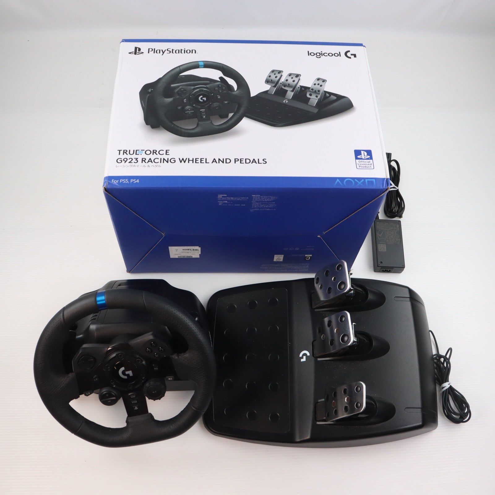 【中古即納】[ACC][PS5] Amazon.co.jp限定 G923d Racing Wheel & Pedal(G923d レーシングホイール&ペダル) ソニーライセンス商品 Logicool(ロジクール)(G923d)(20220930)