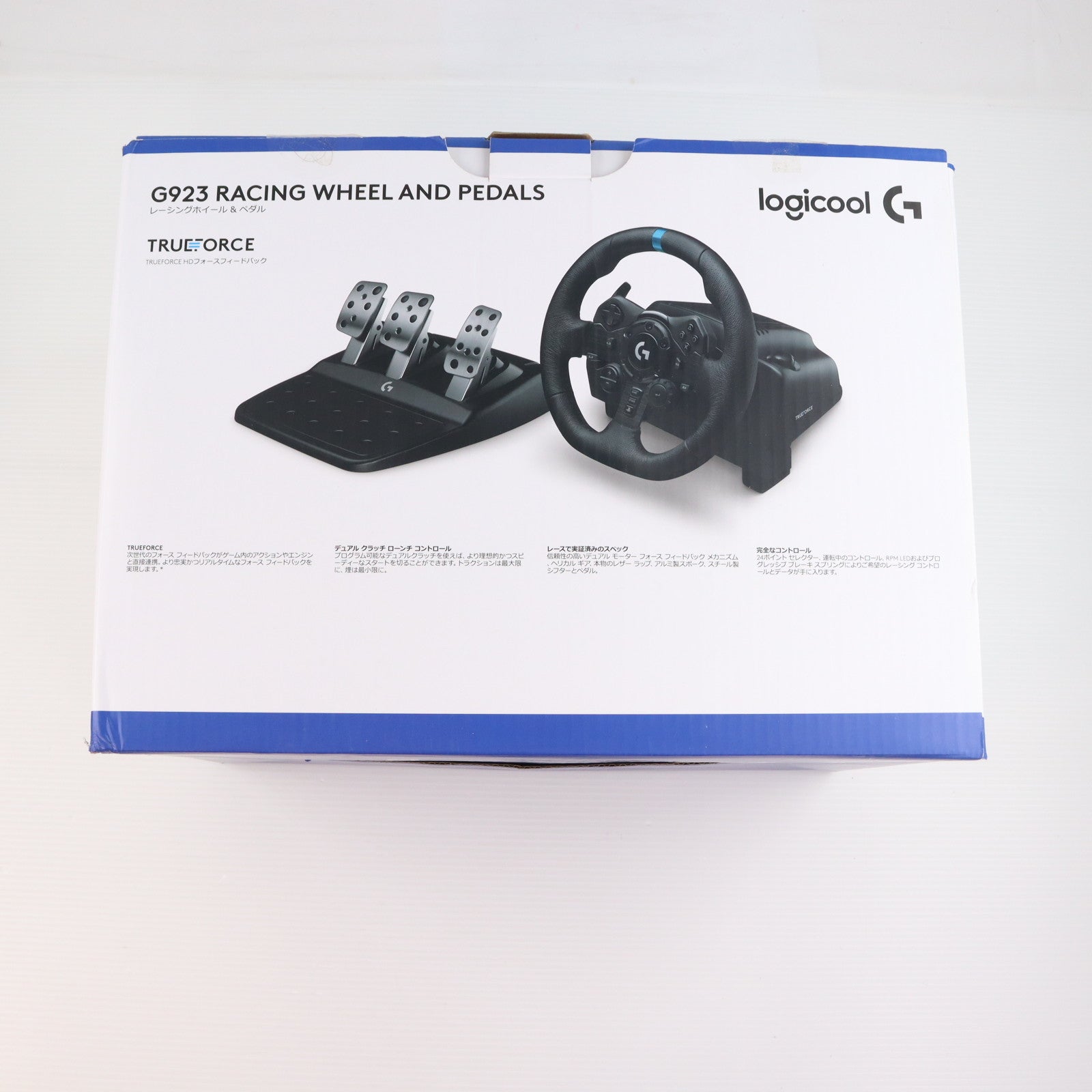 【中古即納】[ACC][PS5] Amazon.co.jp限定 G923d Racing Wheel & Pedal(G923d レーシングホイール&ペダル) ソニーライセンス商品 Logicool(ロジクール)(G923d)(20220930)