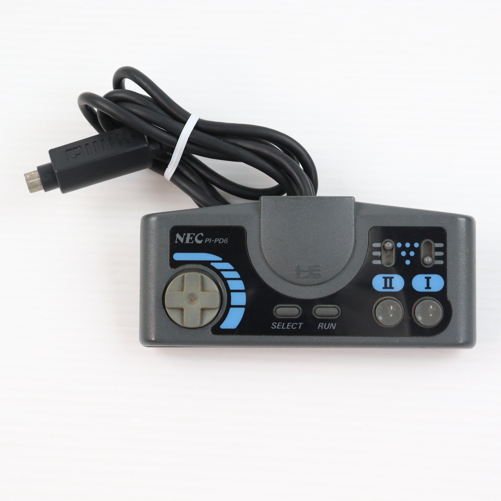 【中古即納】[ACC][PCE] PCエンジン専用 ターボパッド(ブラック) NECホームエレクトロニクス(PI-PD6)(19891208)