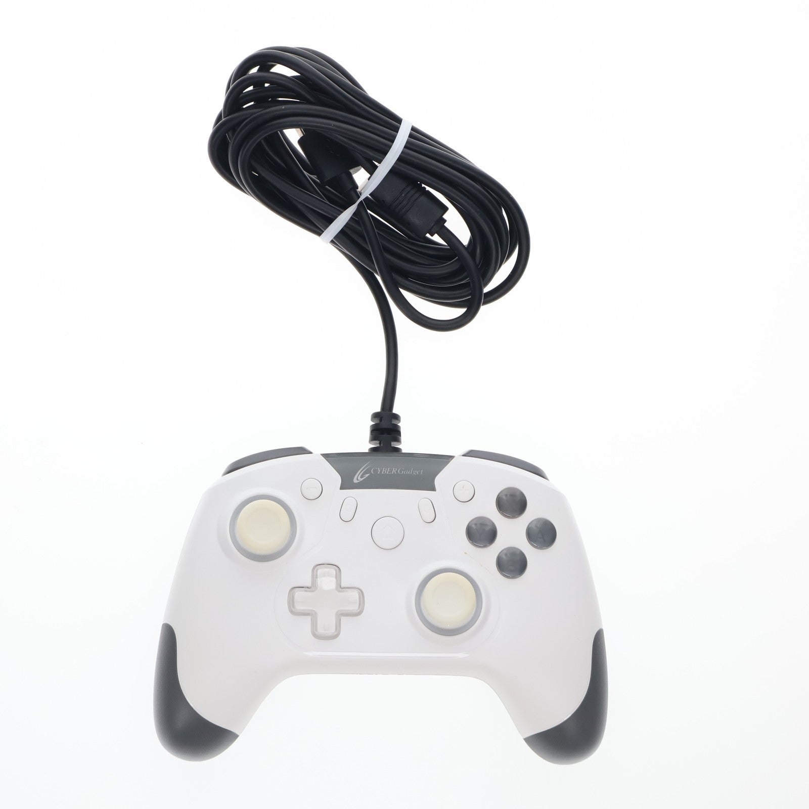 【中古即納】[ACC][Switch2] CYBER・ゲーミングコントローラー HG 有線タイプ ホワイト サイバーガジェット(CY-WPCGCWD-WH)(20230303)