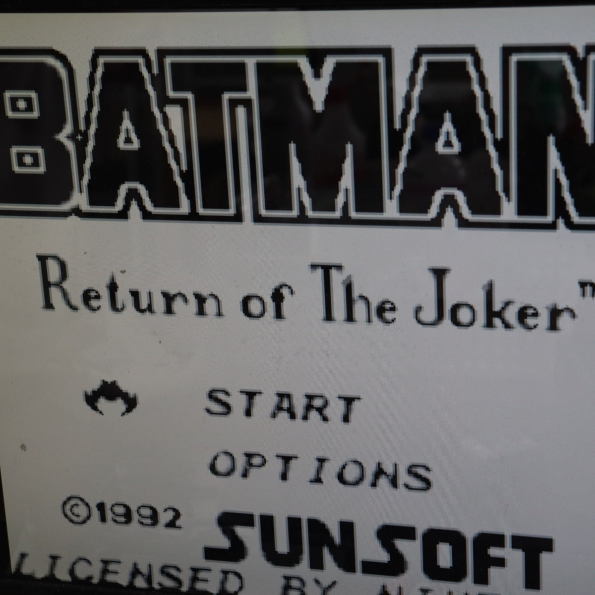 【中古即納】[GB] BATMAN Return of The Joker(バットマン リターン オブ ザ ジョーカー) サン電子(19920328)