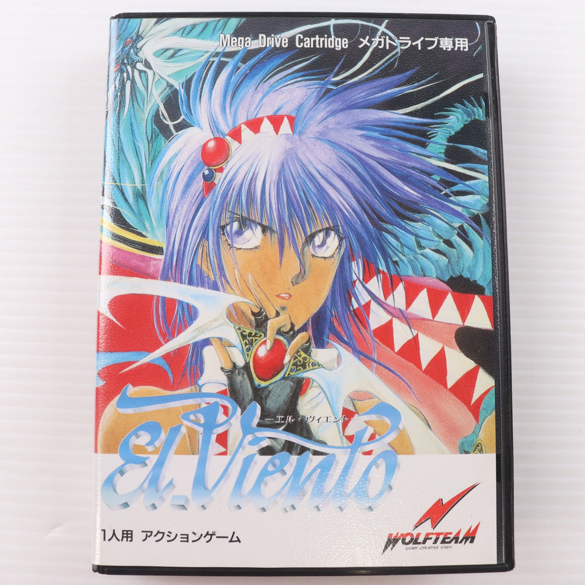 【中古即納】[MD] エル・ヴィエント(カートリッジ) ウルフチーム(19910920)