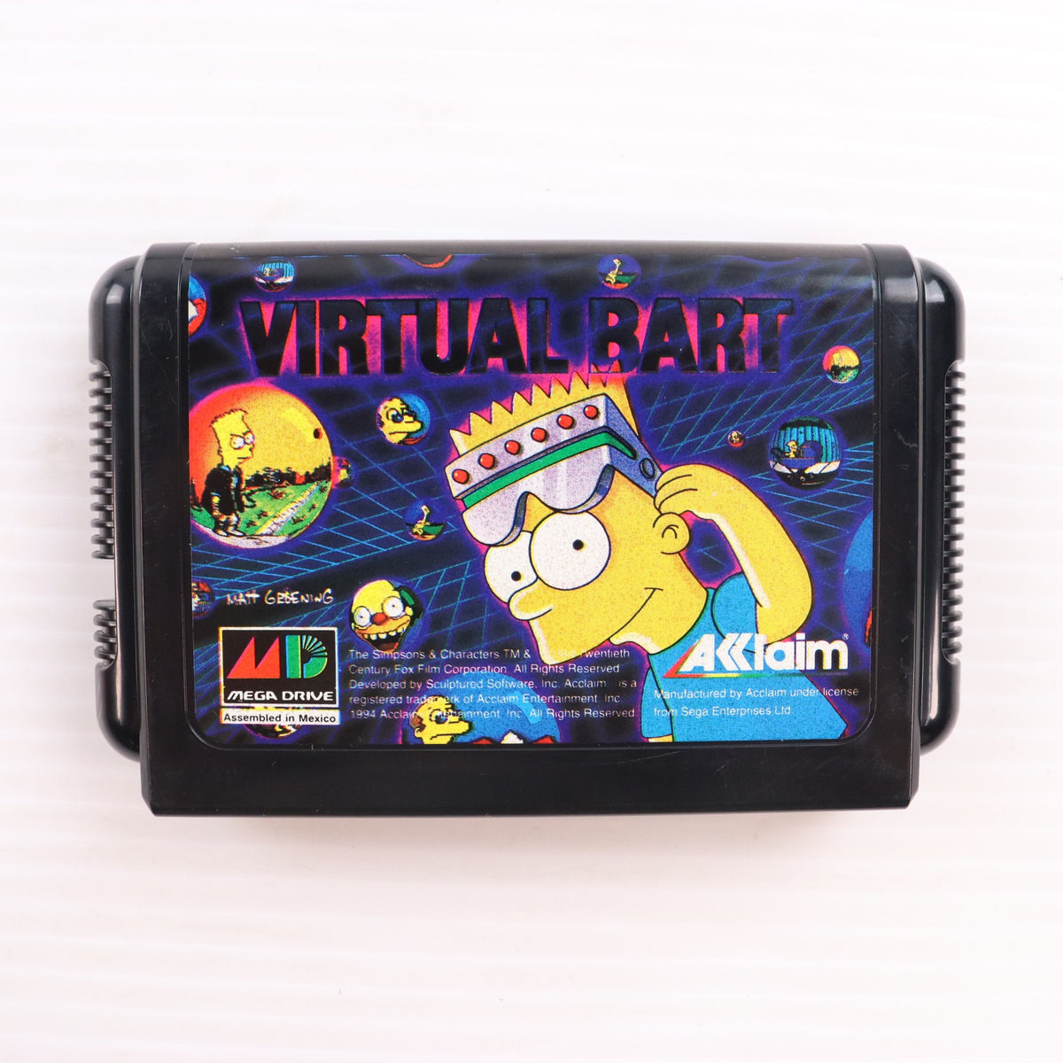 【中古即納】[MD] バーチャルバート(カートリッジ) アクレイム(19951231)