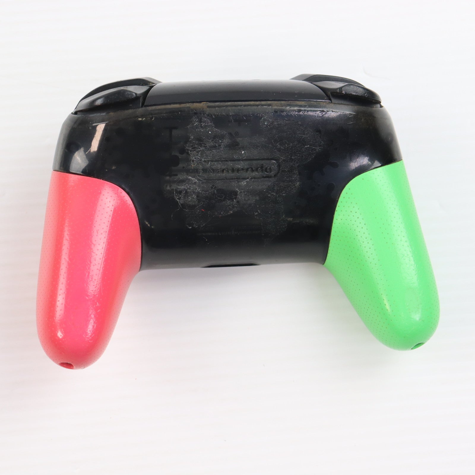 【中古即納】[ACC][Switch] (USB充電ケーブル無し)Nintendo Switch Proコントローラー(ニンテンドースイッチ プロコントローラー) スプラトゥーン2エディション 任天堂(HAC-A-FSSKB)(20170721)