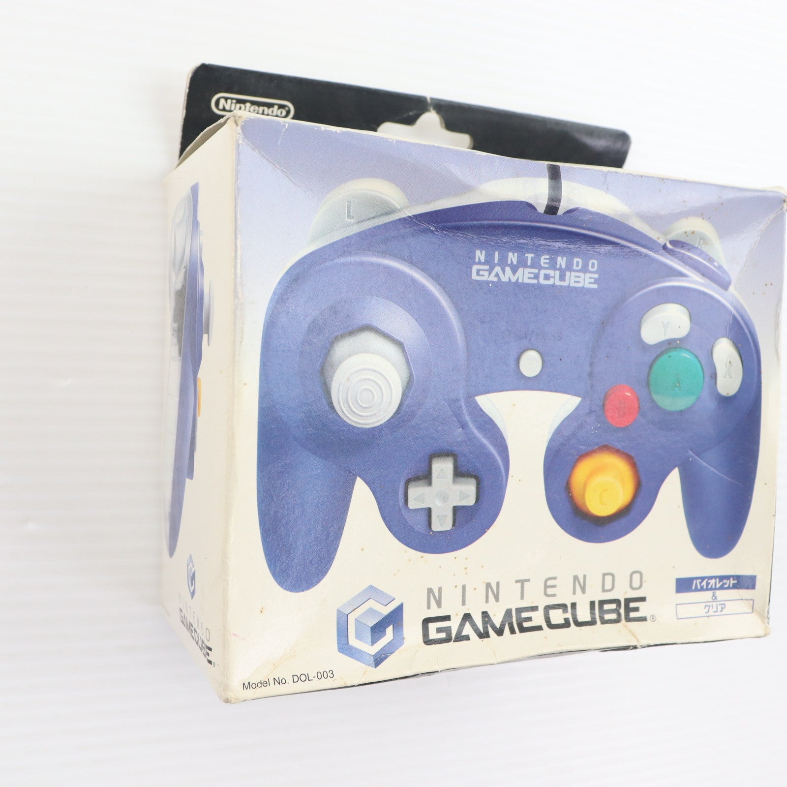 【中古即納】[ACC][GC] ニンテンドー ゲームキューブ コントローラ バイオレット&クリア 任天堂(DOL-003)(20011121)