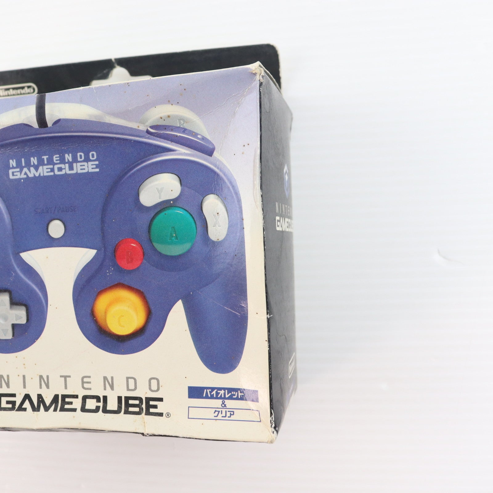 【中古即納】[ACC][GC] ニンテンドー ゲームキューブ コントローラ バイオレット&クリア 任天堂(DOL-003)(20011121)