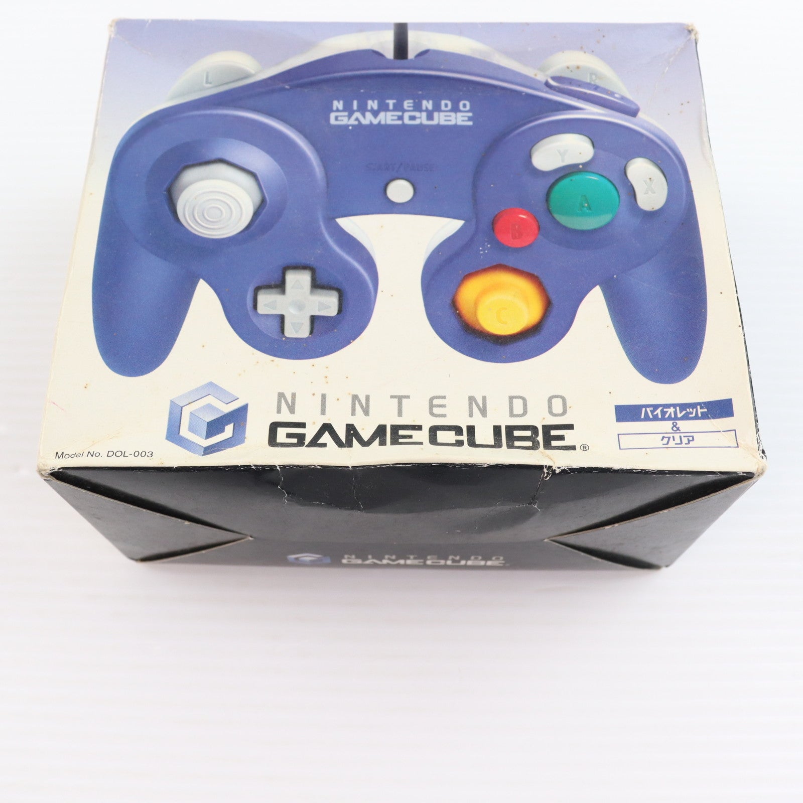 【中古即納】[ACC][GC] ニンテンドー ゲームキューブ コントローラ バイオレット&クリア 任天堂(DOL-003)(20011121)