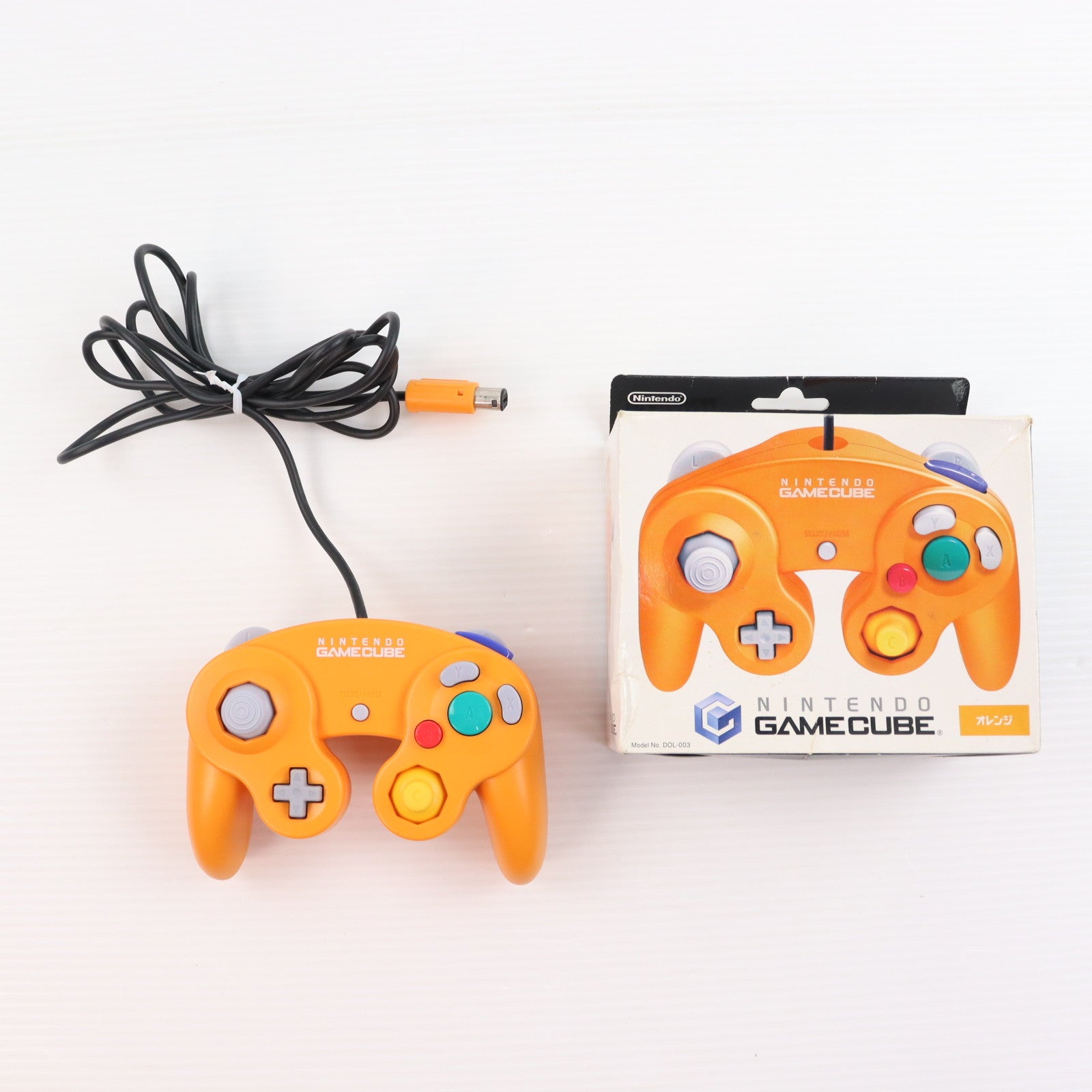 【中古即納】[ACC][GC] ニンテンドー ゲームキューブ コントローラ オレンジ 任天堂(DOL-A-CO)(20011121)