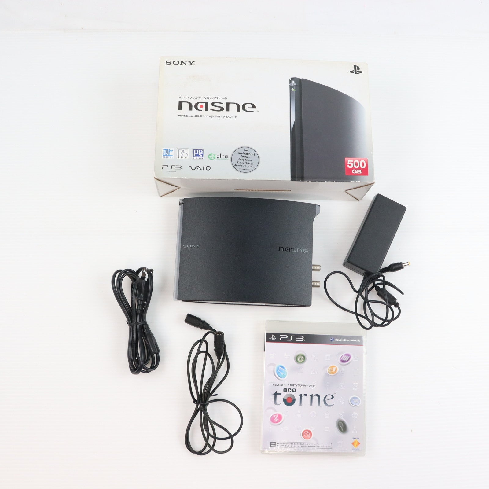 【中古即納】[ACC][PS3] ネットワークレコーダー&メディアストレージ nasne(ナスネ) 500GBモデル SCE(CECH-ZNR1J)(20120830)