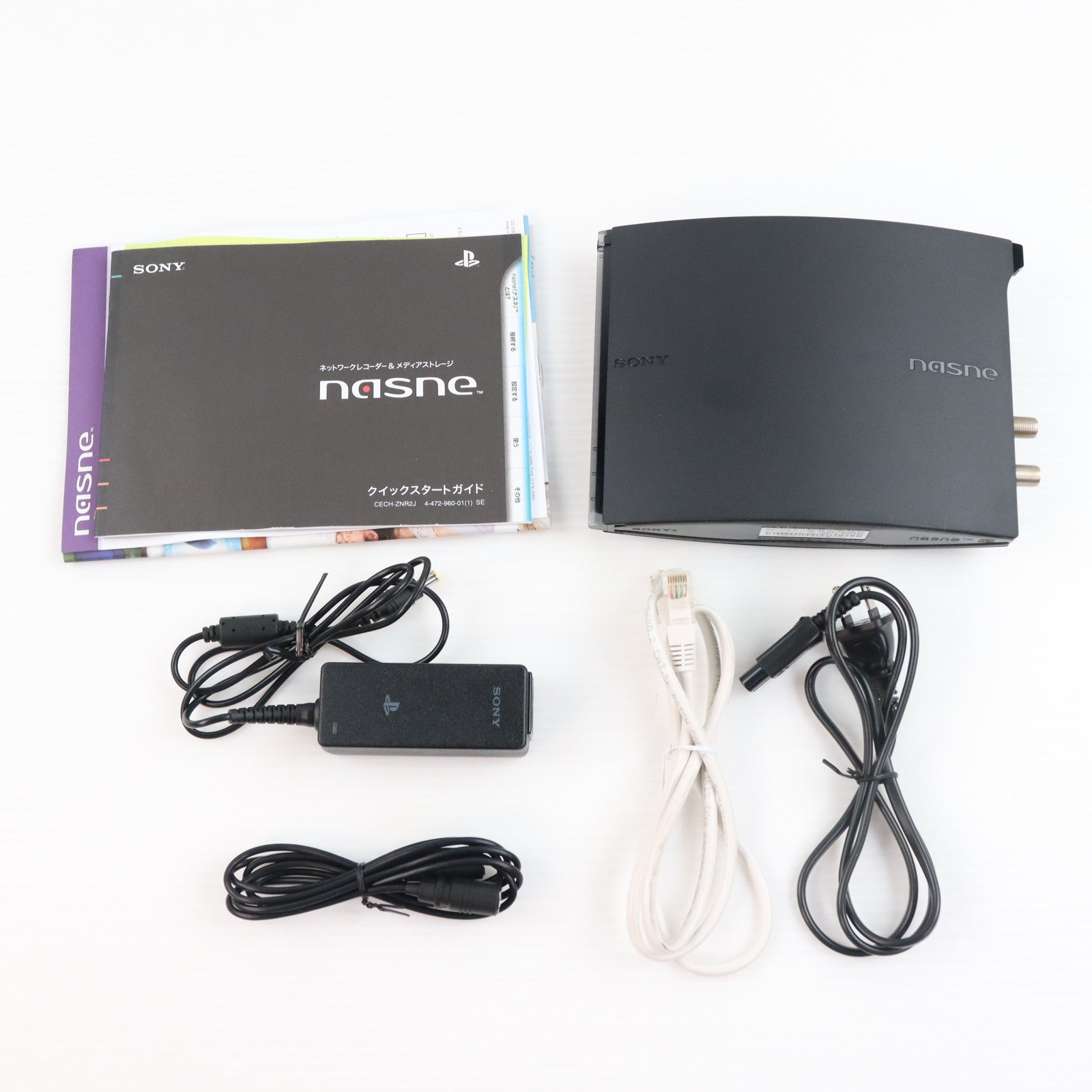 【中古即納】[ACC][PS3] ネットワークレコーダー&メディアストレージ nasne(ナスネ) 1TBモデル SCE(CECH-ZNR2J)(20131010)