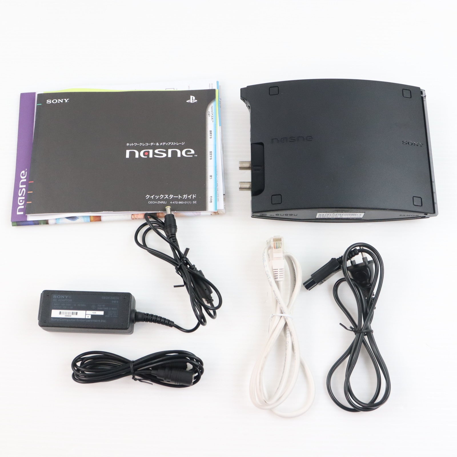 【中古即納】[ACC][PS3] ネットワークレコーダー&メディアストレージ nasne(ナスネ) 1TBモデル SCE(CECH-ZNR2J)(20131010)