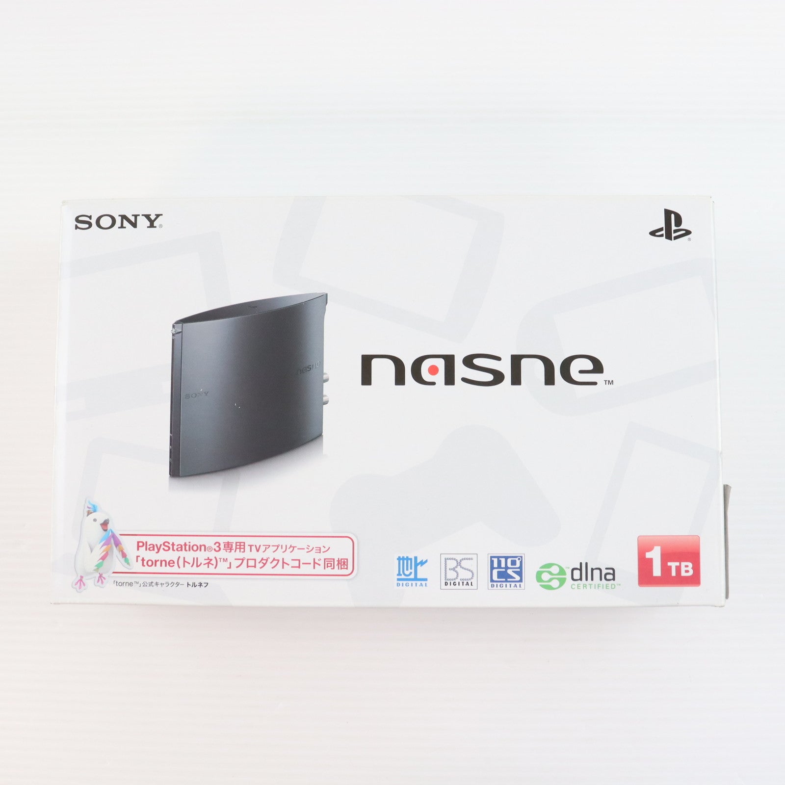 【中古即納】[ACC][PS3] ネットワークレコーダー&メディアストレージ nasne(ナスネ) 1TBモデル SCE(CECH-ZNR2J)(20131010)