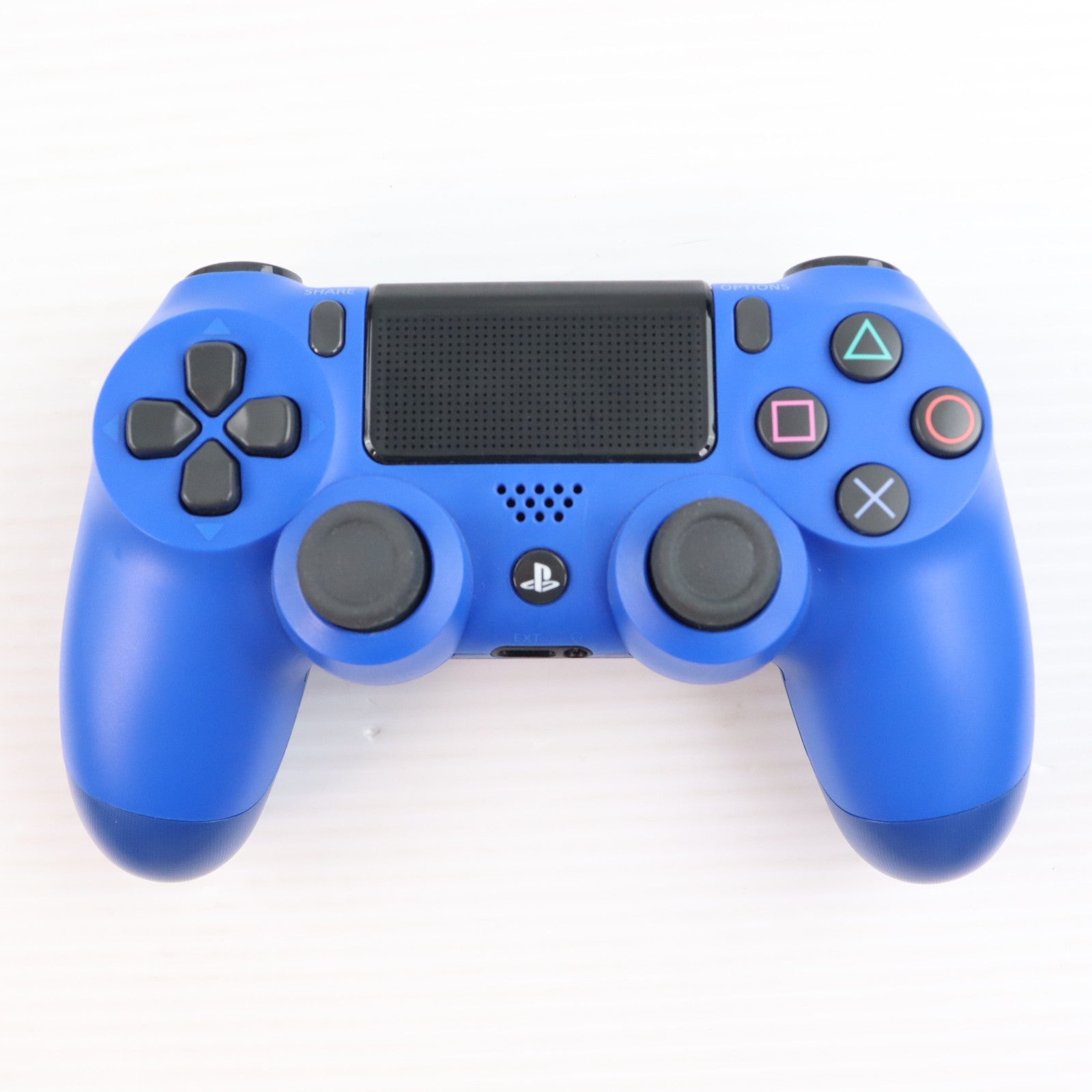 【中古即納】[ACC][PS4] ワイヤレスコントローラー DUALSHOCK4(デュアルショック4) ウェイブ・ブルー SIE(CUH-ZCT2J12)(20161110)