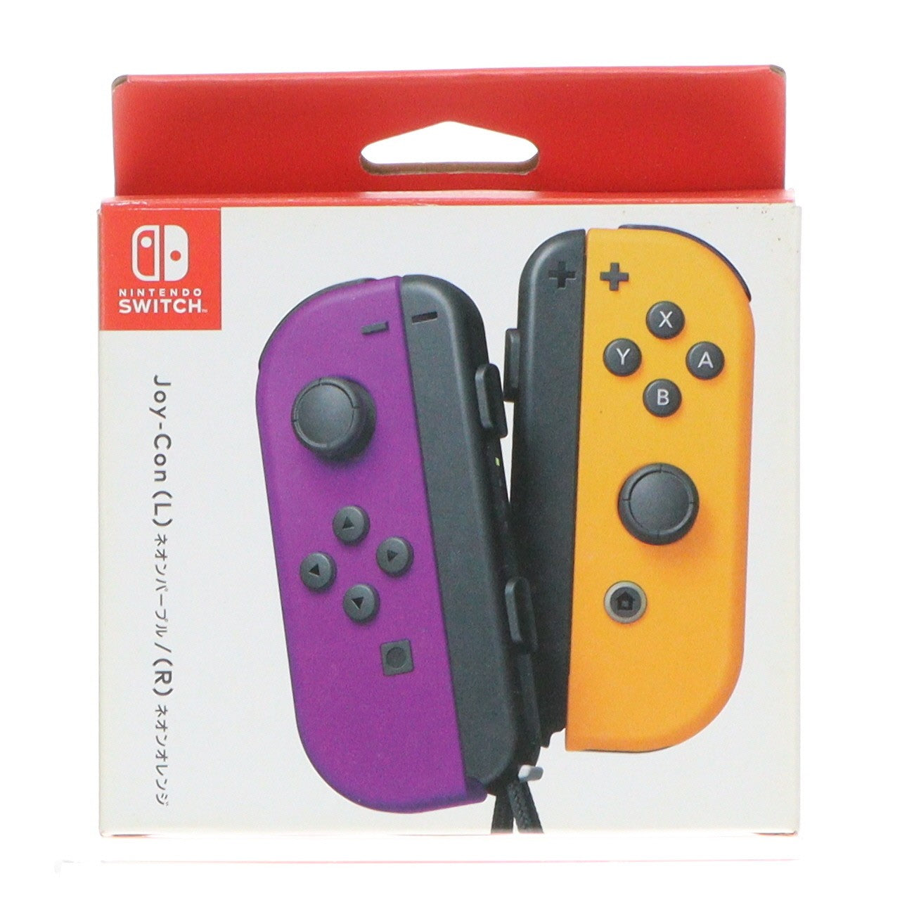 【中古即納】[ACC][Switch] Joy-Con(L) ネオンパープル/(R) ネオンオレンジ(ジョイコンL ネオンパープル/R ネオンオレンジ) 任天堂(HAC-A-JAQAA)(20191004)