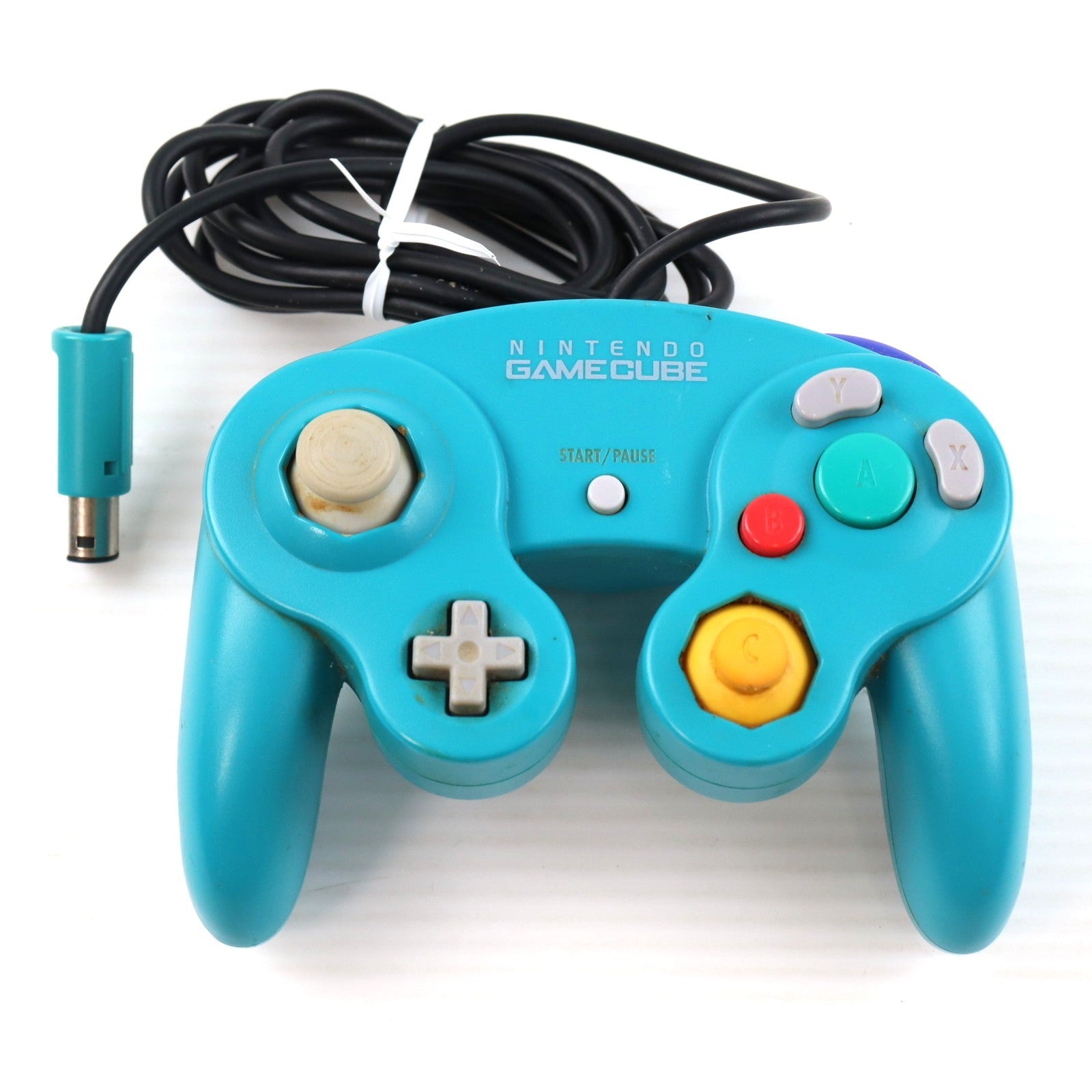 【中古即納】[ACC][GC] ニンテンドー ゲームキューブ コントローラ エメラルドブルー 任天堂(DOL-A-CEB)(20021205)