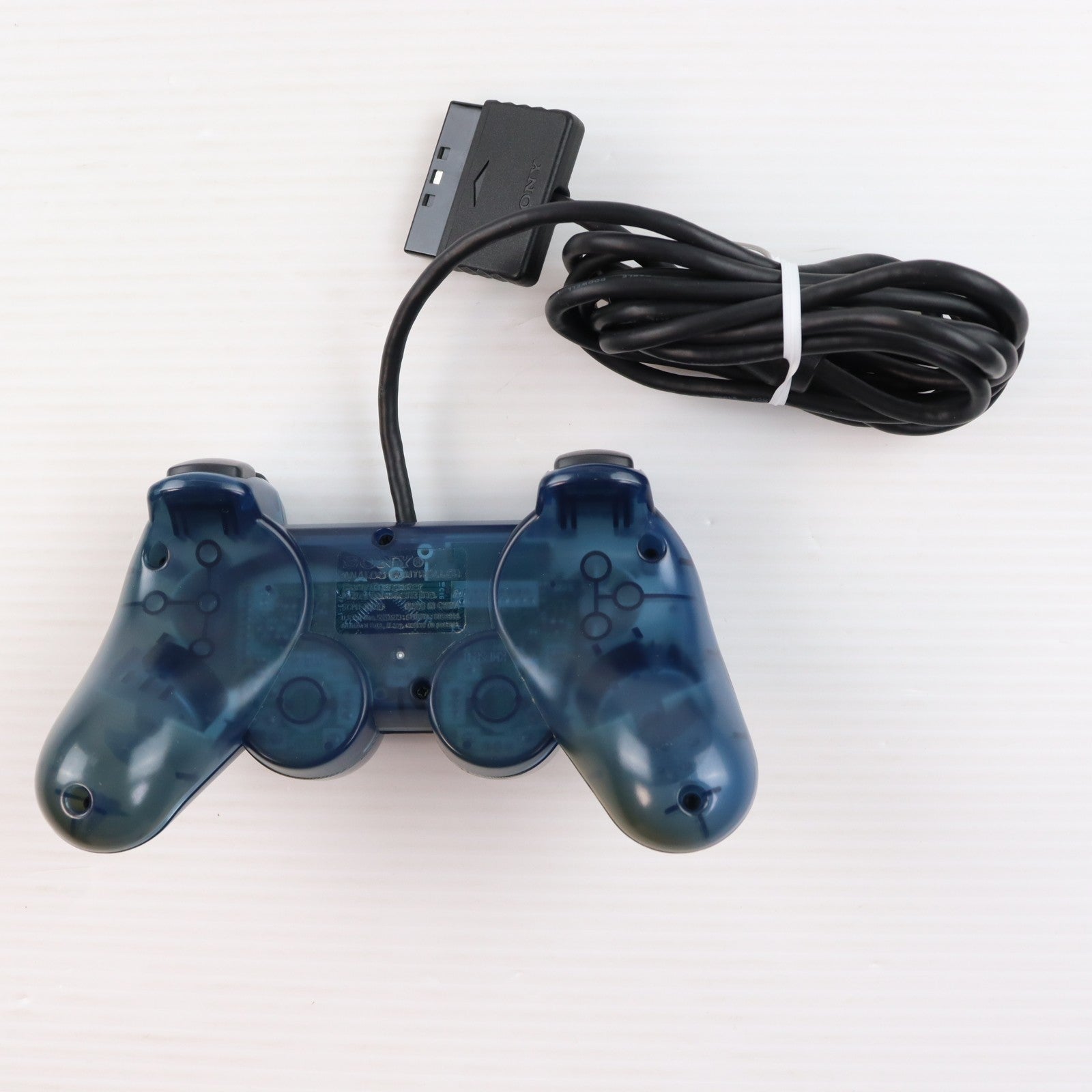 【中古即納】[ACC][PS2] アナログコントローラ DUALSHOCK2(デュアルショック2) オーシャン・ブルー SCE(SCPH-10010L)(20020718)