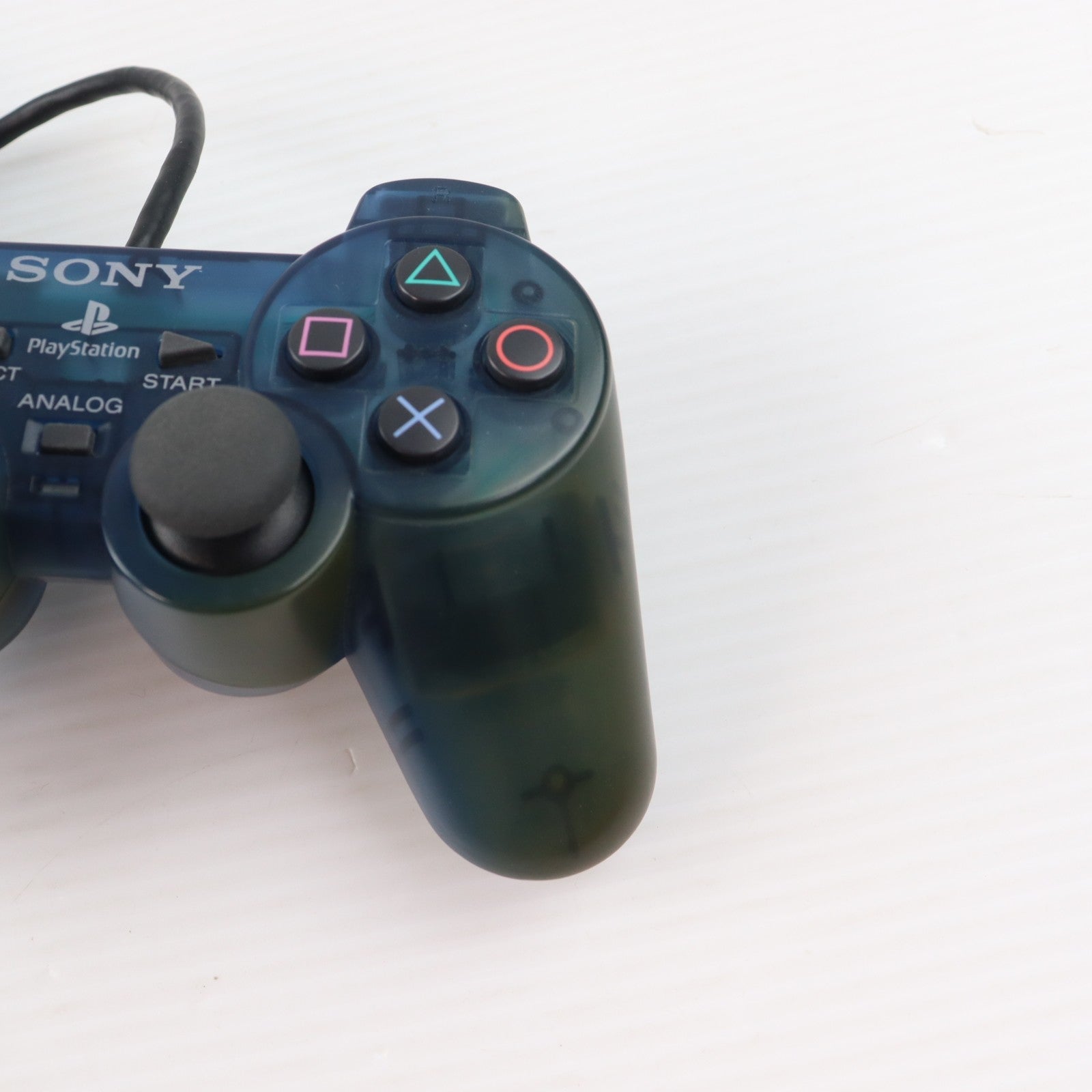 【中古即納】[ACC][PS2] アナログコントローラ DUALSHOCK2(デュアルショック2) オーシャン・ブルー SCE(SCPH-10010L)(20020718)