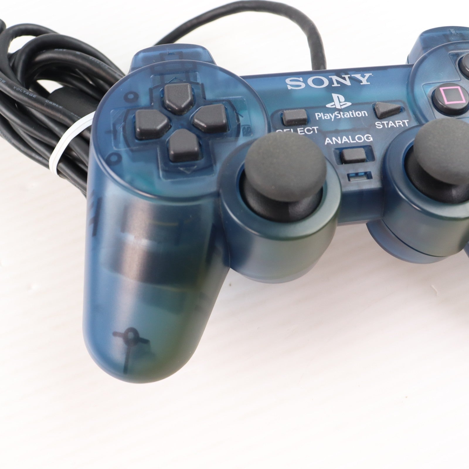 【中古即納】[ACC][PS2] アナログコントローラ DUALSHOCK2(デュアルショック2) オーシャン・ブルー SCE(SCPH-10010L)(20020718)
