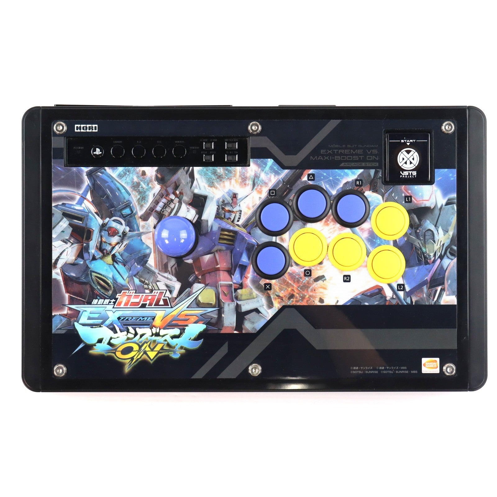 【中古即納】[ACC][PS4] 機動戦士ガンダム EXTREME VS.(エクストリームバーサス) マキシブーストON Arcade Stick for PlayStation 4(アーケードスティック フォー プレイステーション4) ソニーライセンス商品 HORI(PS4-173)(20200731)