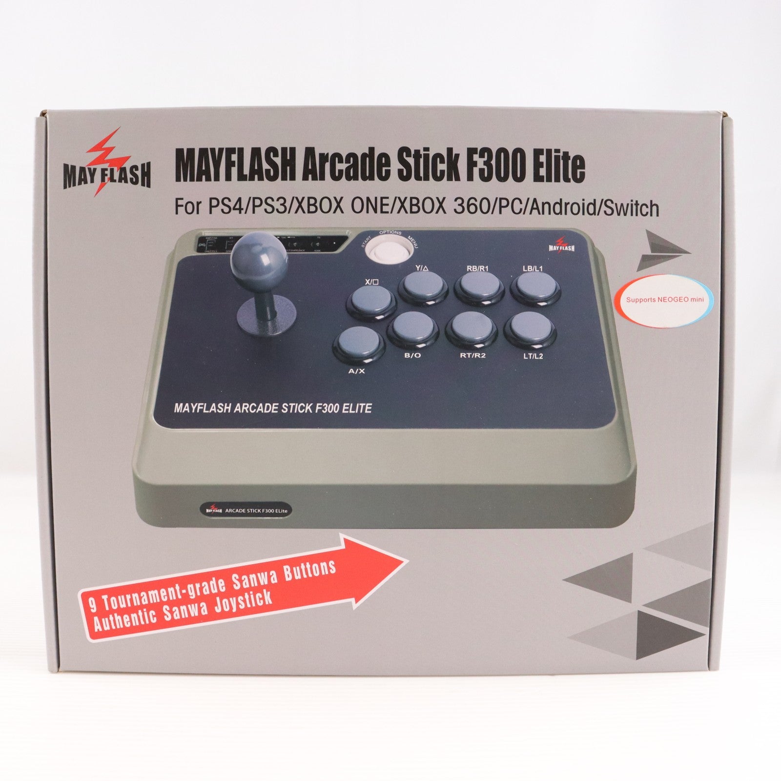 【中古即納】[ACC][PS4] Mayflash Arcade Stick F300 Elite(アーケードスティック F300エリート) Mayflash(20181231)