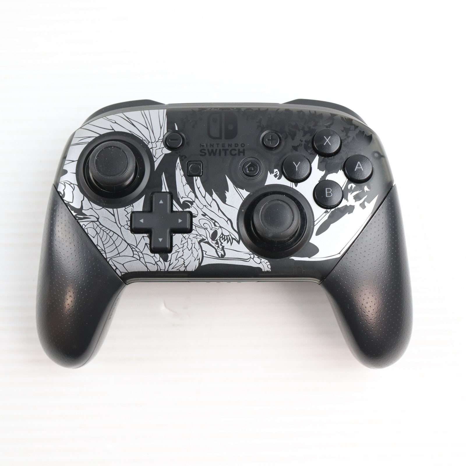 【中古即納】[ACC][Switch] Nintendo Switch Proコントローラー(ニンテンドースイッチ プロコントローラー) モンスターハンターライズ:サンブレイクエディション 任天堂(HAC-A-FSSKQ)(20220630)