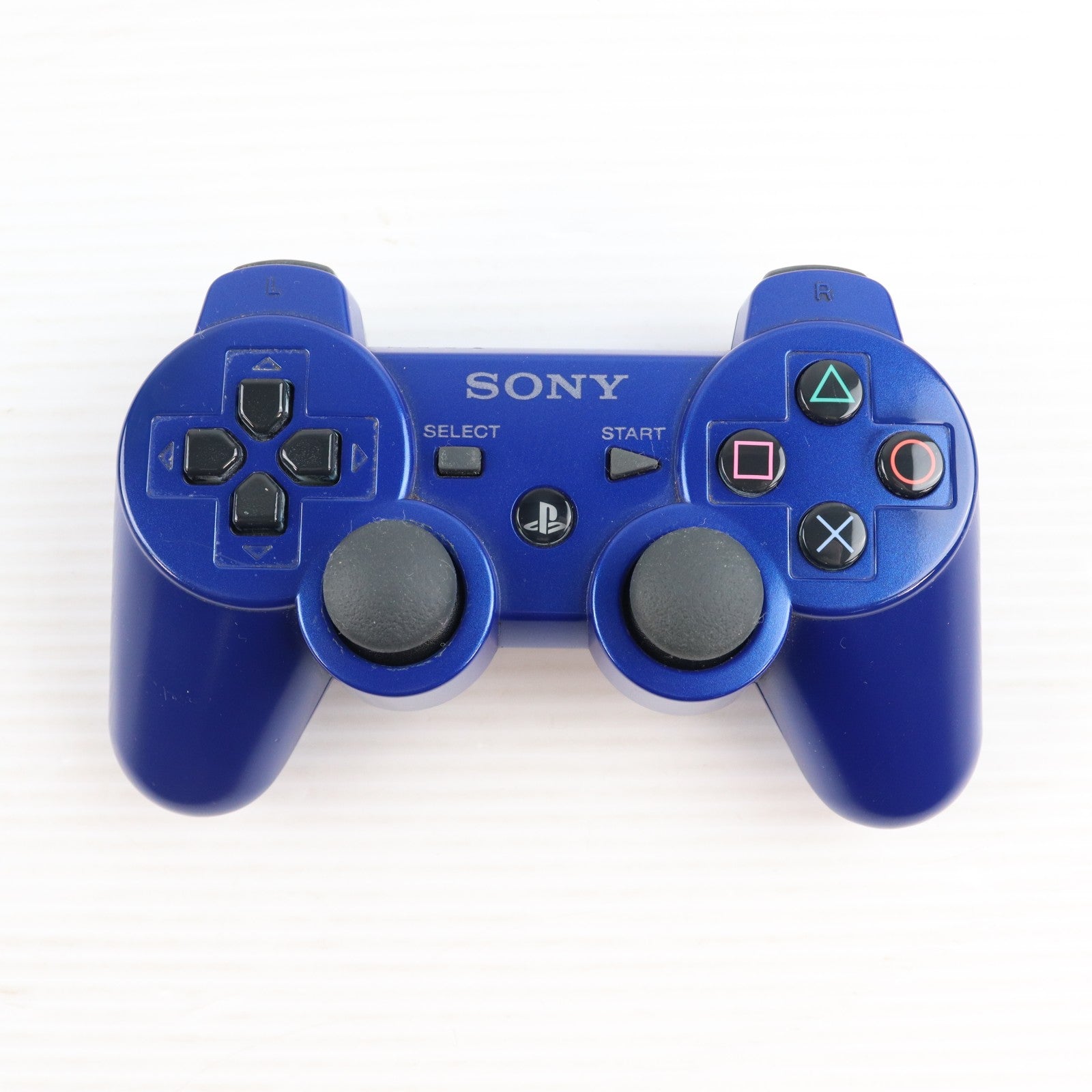【中古即納】[ACC][PS3] ワイヤレスコントローラー DUALSHOCK3(デュアルショック3) メタリック・ブルー SCE(CECH-ZC2JMB)(20091029)
