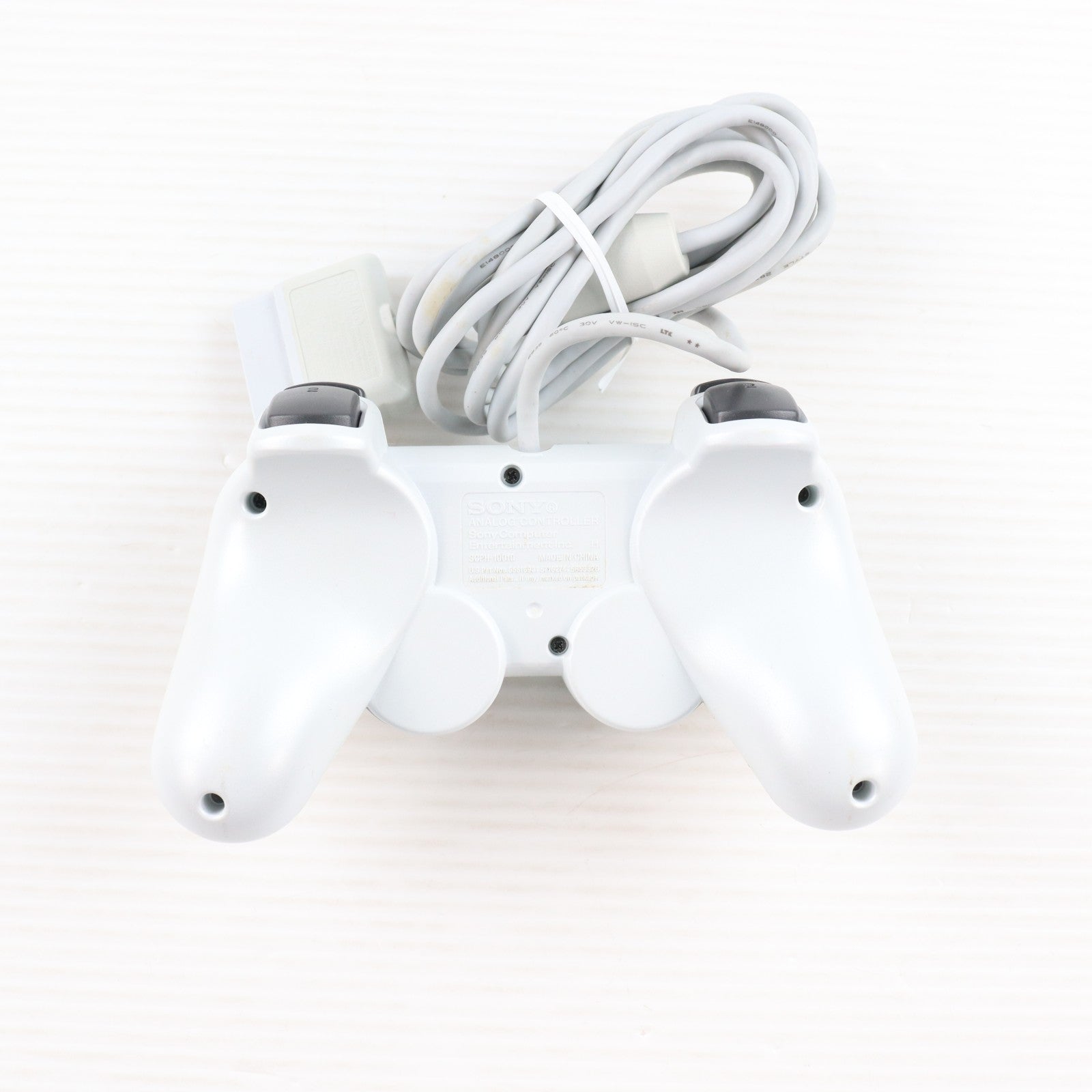 【中古即納】[ACC][PS2] アナログコントローラ デュアルショック2(DUALSHOCK2) パール・ホワイト(PS2用) SCE(SCPH-10010PW)(20040715)