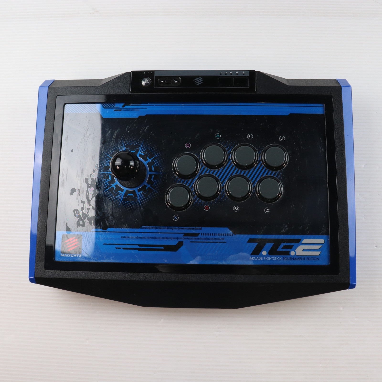 【中古即納】[ACC][PS4] Mad Catz Arcade FightStick Tournament Edition 2(マッドキャッツ アーケード ファイトスティック トーナメントエディション2) ソニーライセンス商品 Mad Catz(マッドキャッツ)(MCS-FS-MC-TE2)(20141023)
