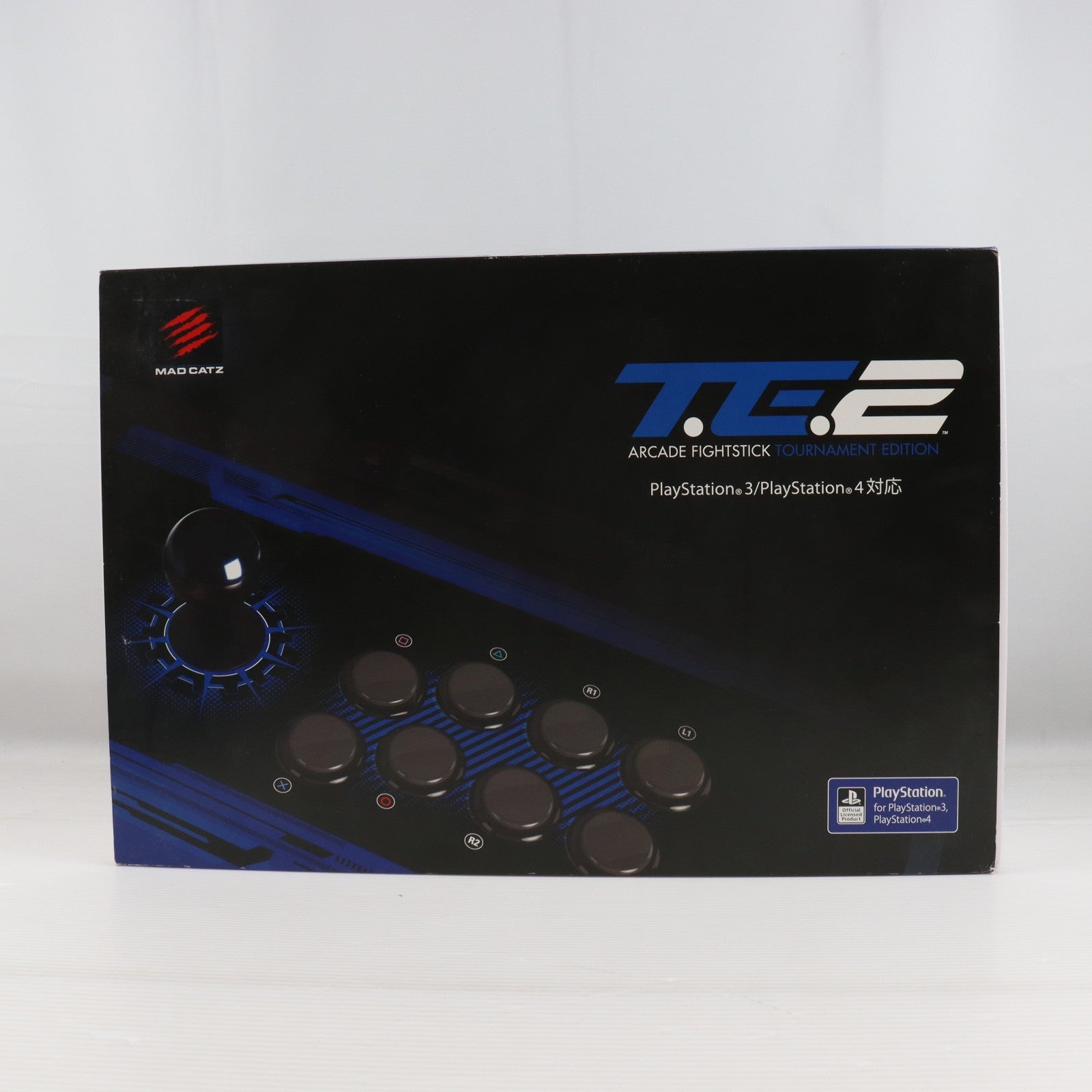 【中古即納】[ACC][PS4] Mad Catz Arcade FightStick Tournament Edition 2(マッドキャッツ アーケード ファイトスティック トーナメントエディション2) ソニーライセンス商品 Mad Catz(マッドキャッツ)(MCS-FS-MC-TE2)(20141023)