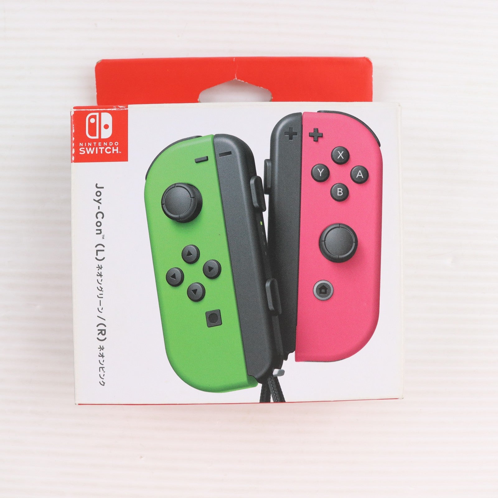 【中古即納】[ACC][Switch] Joy-Con(L) ネオングリーン/(R) ネオンピンク(ジョイコンL ネオングリーン/R ネオンピンク) 任天堂(HAC-A-JAFAA)(20170721)