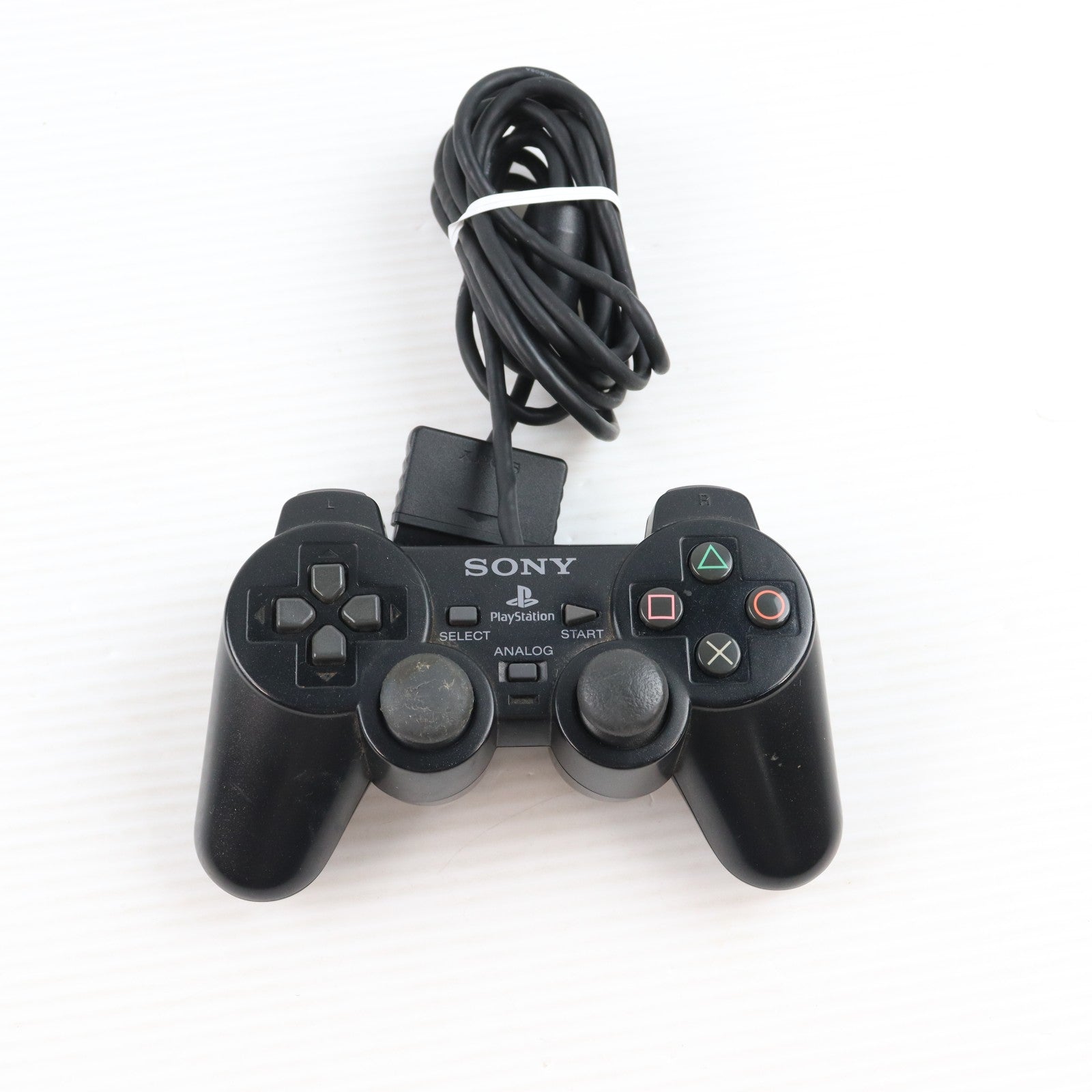 【中古即納】[ACC][PS2] アナログコントローラ デュアルショック2(DUALSHOCK2) ゼン・ブラック SCE(SCPH-10010BI)(20020801)
