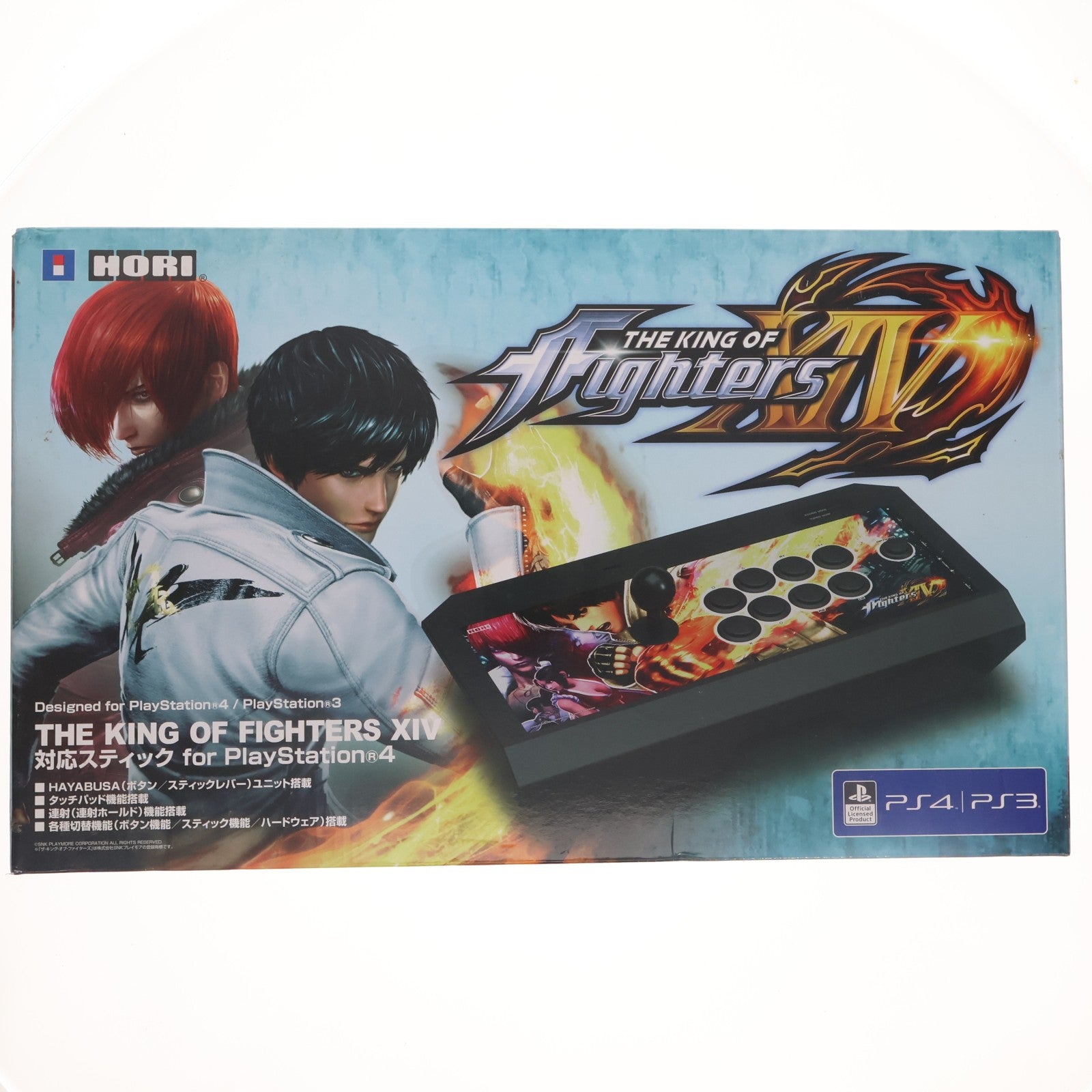 【中古即納】[ACC][PS4] THE KING OF FIGHTERS XIV(ザ・キング・オブ・ファイターズ14) 対応スティック for PlayStation4 ホリ(PS4-062)(20160825)