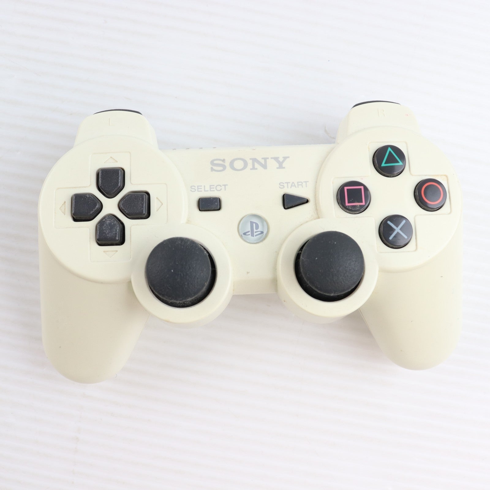 【中古即納】[ACC][PS3] ワイヤレスコントローラ DUALSHOCK3(デュアルショック3) クラシック・ホワイト SCE(CECH-ZC2JLW)(20100729)