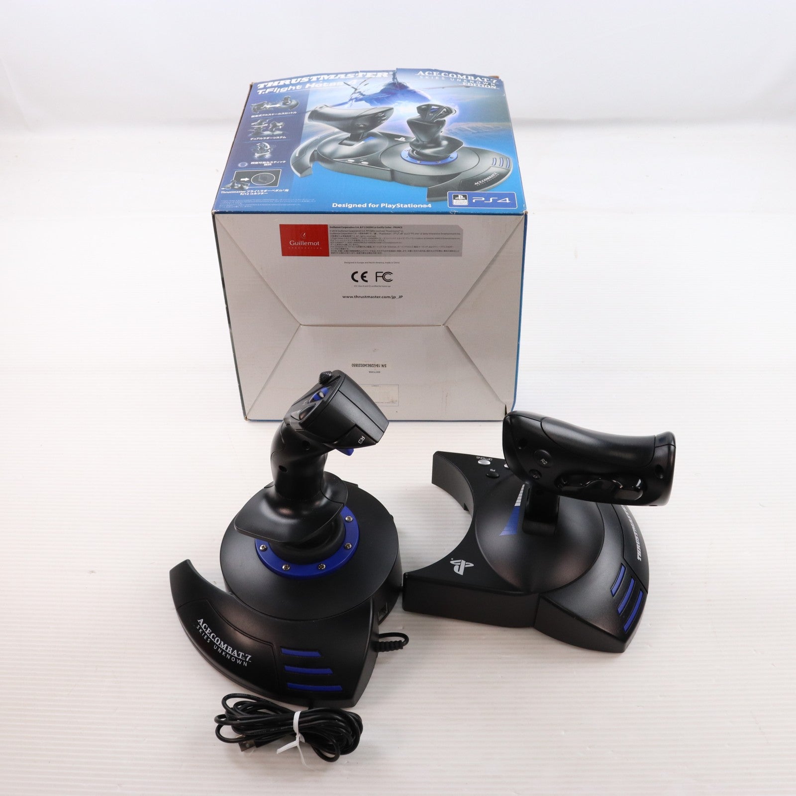 【中古即納】[ACC][PS4] T.Flight Hotas 4 ACE COMBAT 7 SKIES UNKNOWN EDITION(エースコンバット 7 スカイズ・アンノウン エディション) ソニーライセンス商品 Thrustmaster(スラストマスター)(4160671)(20190131)