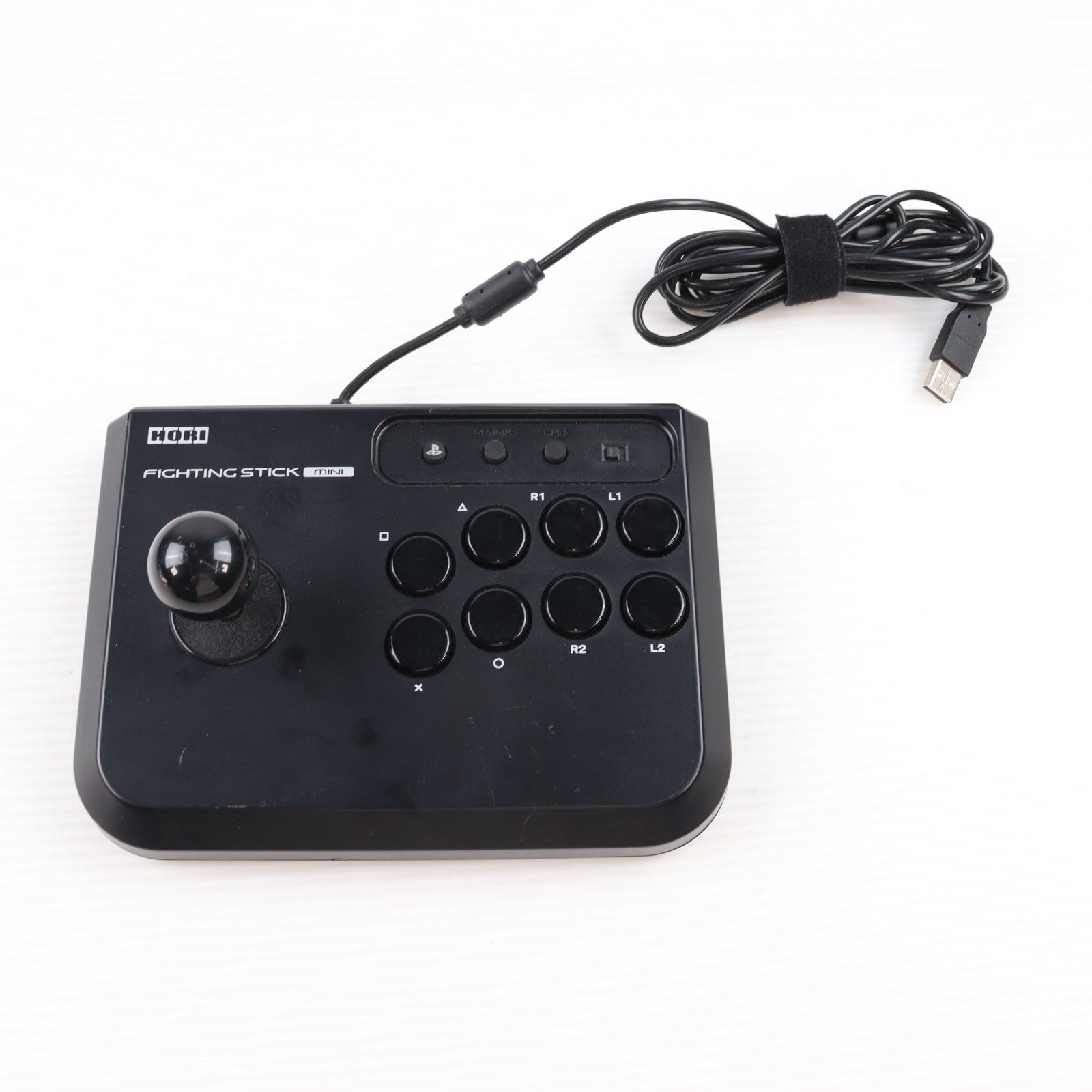 【中古即納】[ACC][PS4] ファイティングスティックmini for PlayStation 4/ PlayStation 3/PC HORI(PS4-091)(20170921)