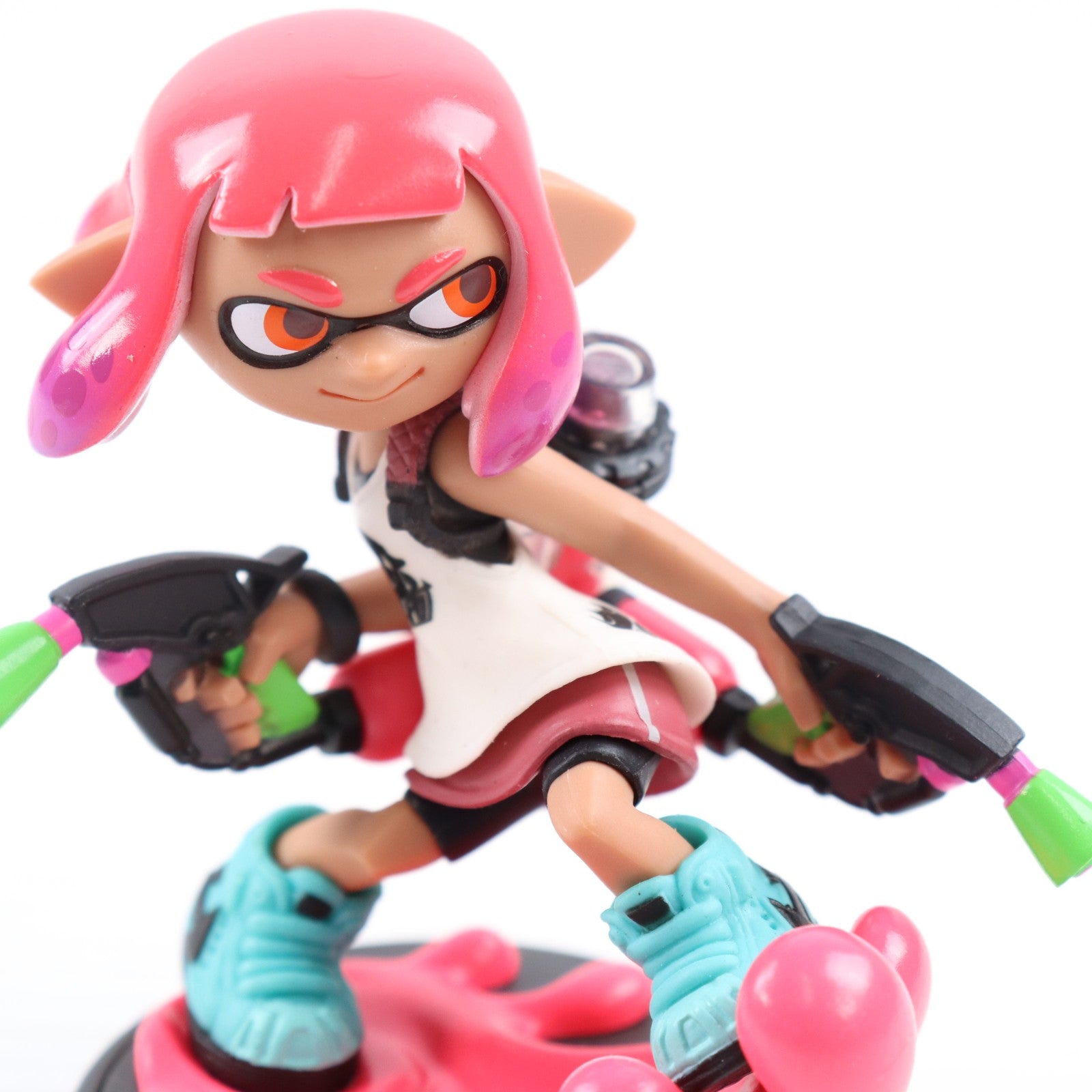 【中古即納】[ACC][Switch] amiibo(アミーボ) ガール【ネオンピンク】(スプラトゥーンシリーズ) 任天堂(NVL-C-AEAJ)(20170721)
