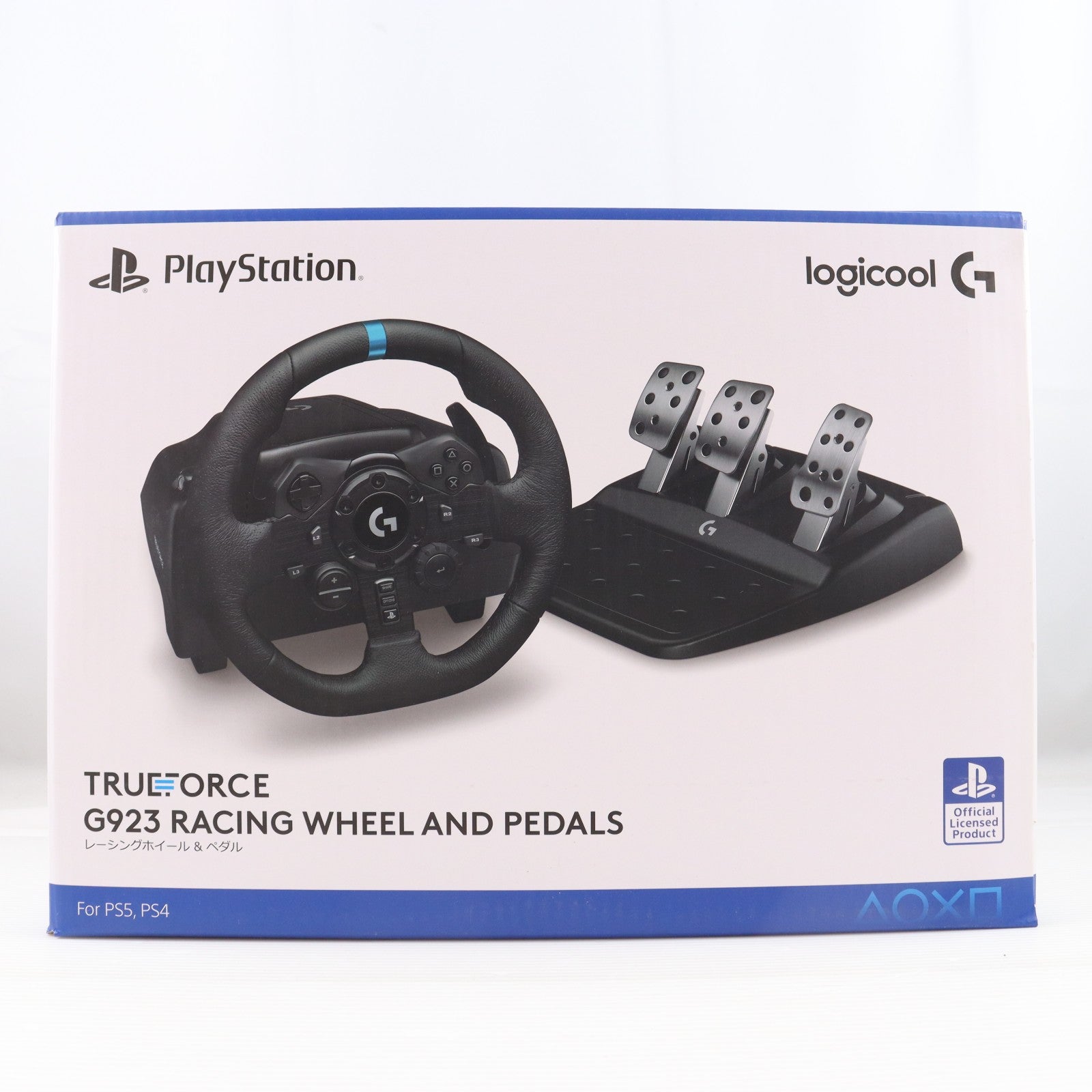 【中古即納】[ACC][PS5] Amazon.co.jp限定 G923d Racing Wheel & Pedal(G923d レーシングホイール&ペダル) ソニーライセンス商品 Logicool(ロジクール)(G923d)(20220930)