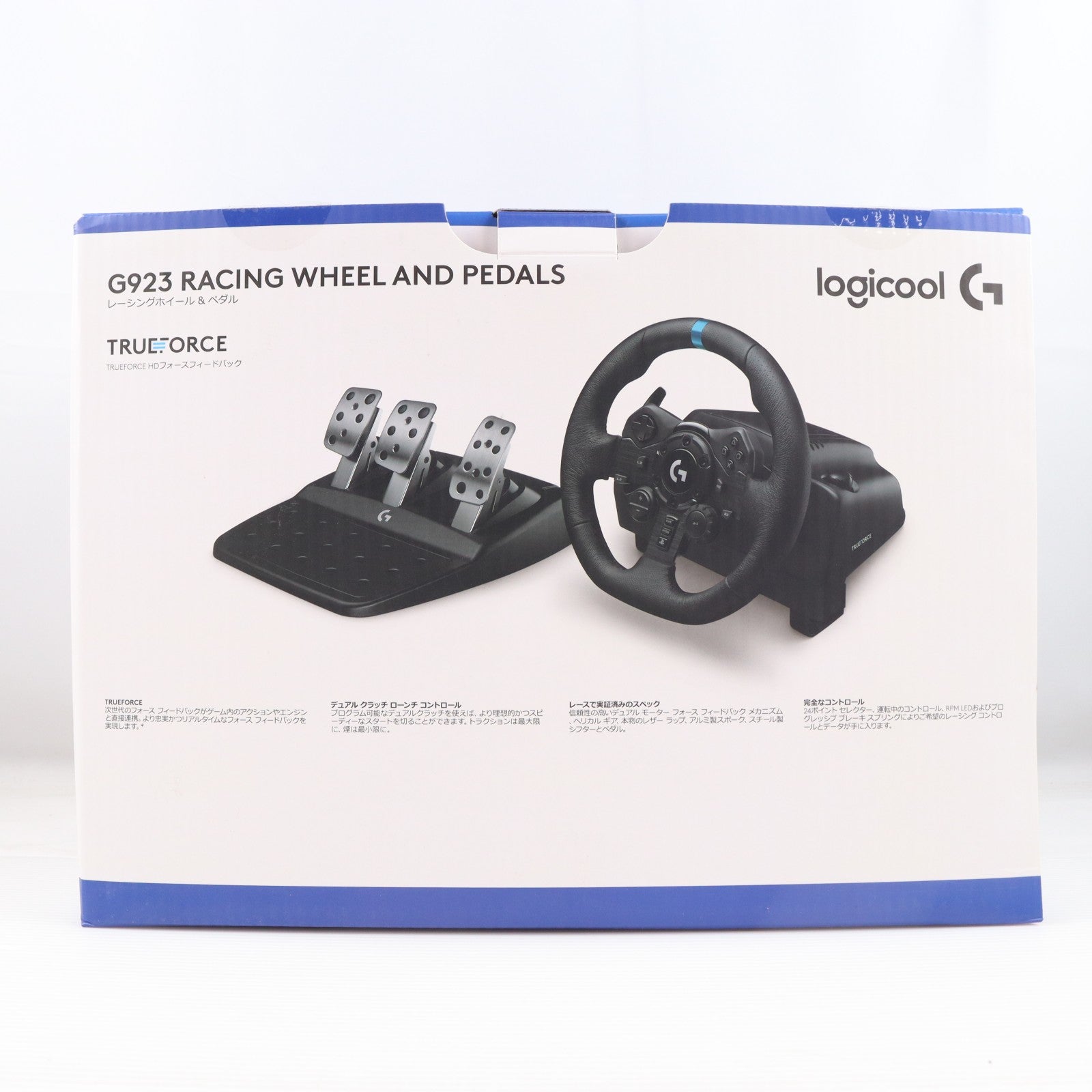 【中古即納】[ACC][PS5] Amazon.co.jp限定 G923d Racing Wheel & Pedal(G923d レーシングホイール&ペダル) ソニーライセンス商品 Logicool(ロジクール)(G923d)(20220930)