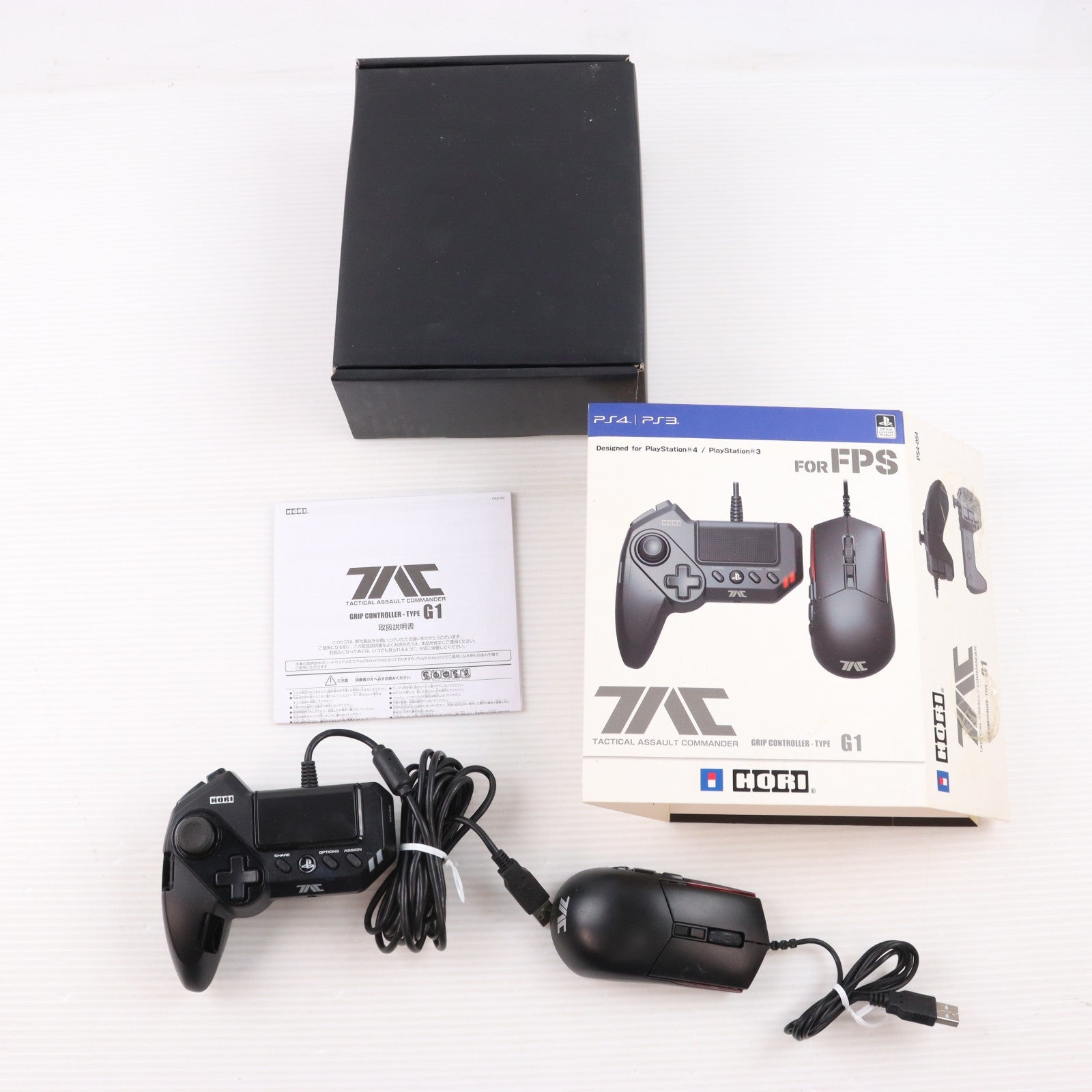 【中古即納】[ACC][PS4] タクティカルアサルトコマンダー グリップコントローラータイプ G1 for PlayStation4/PlayStation3/PC HORI(PS4-054)(20161001)