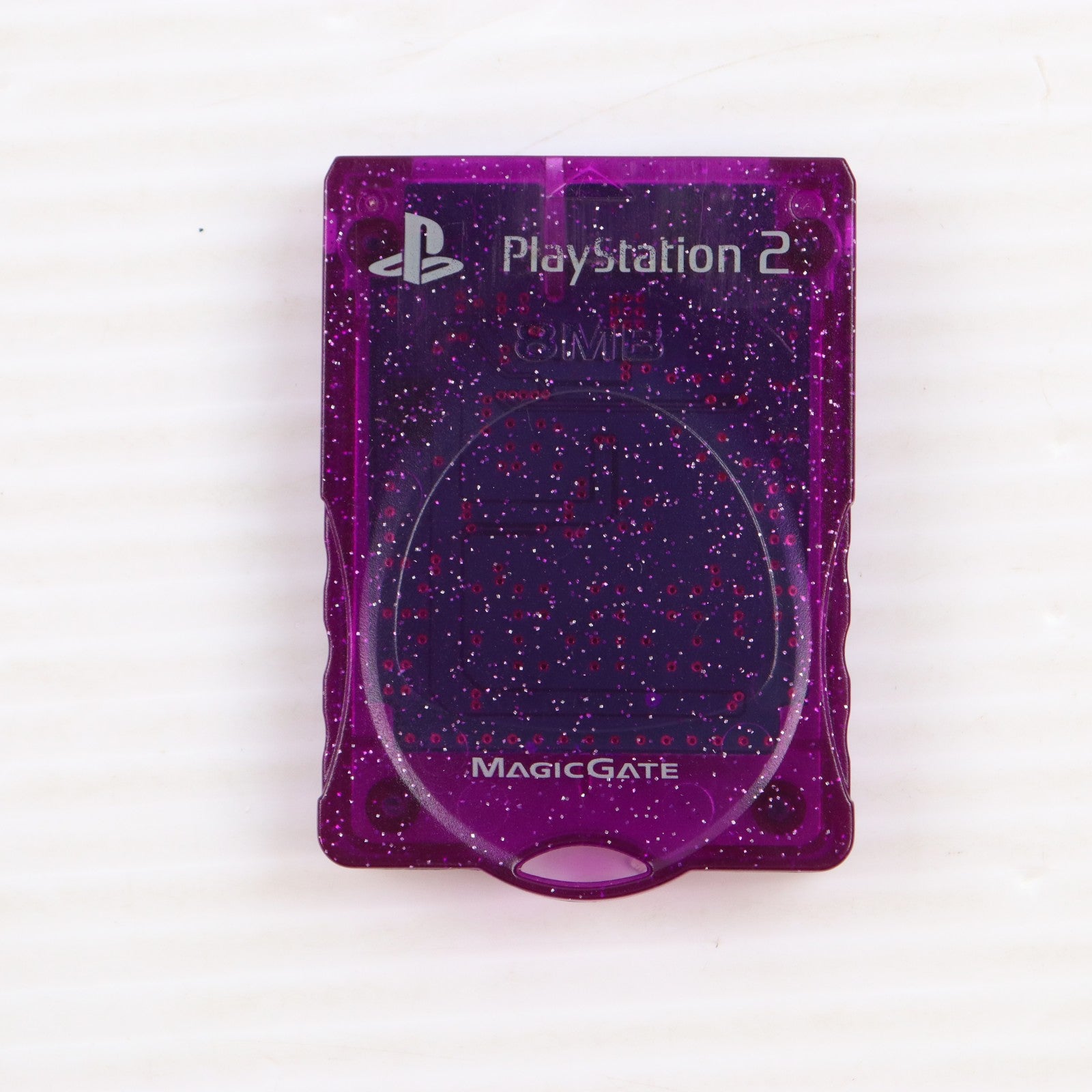 【中古即納】[ACC][PS2] PlayStation2専用(プレイステーション2専用) メモリーカード 8MB スパークリングパープル ケムコ(KMC20J(SP))(20040520)