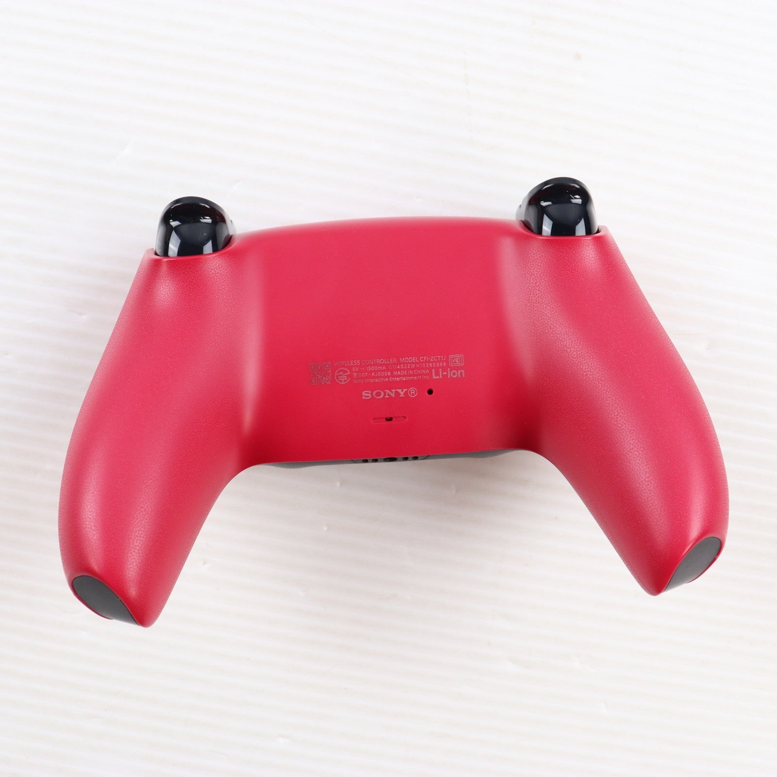 【中古即納】[ACC][PS5] DualSense(デュアルセンス) ワイヤレスコントローラー コズミックレッド SIE(CFI-ZCT1J02)(20210610)