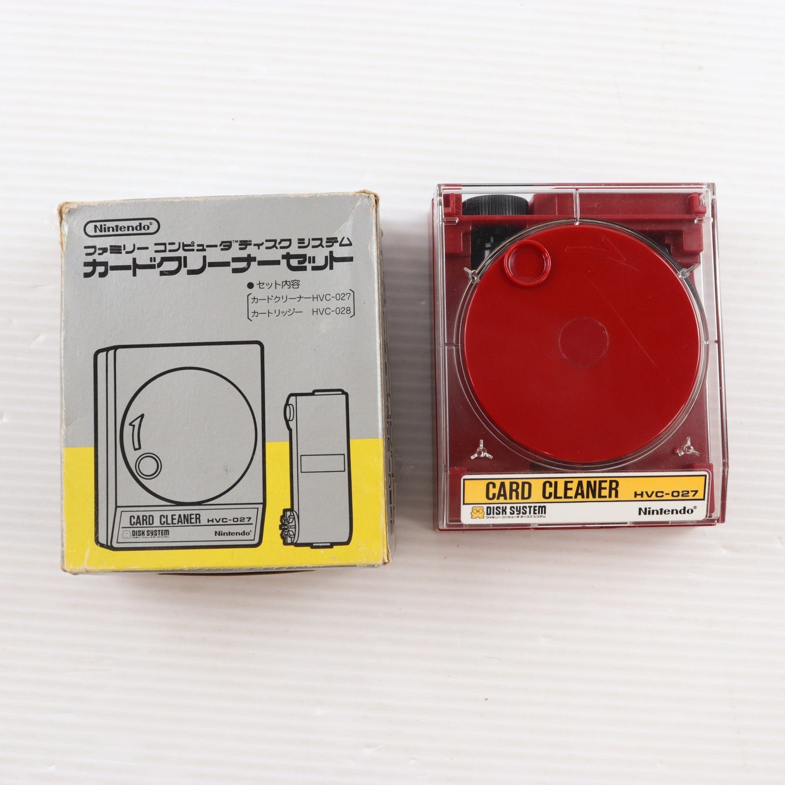 【中古即納】[ACC][FC] ファミリーコンピュータ ディスクシステム カードクリーナーセット 任天堂(HVC-027/HVC-028)(19860221)
