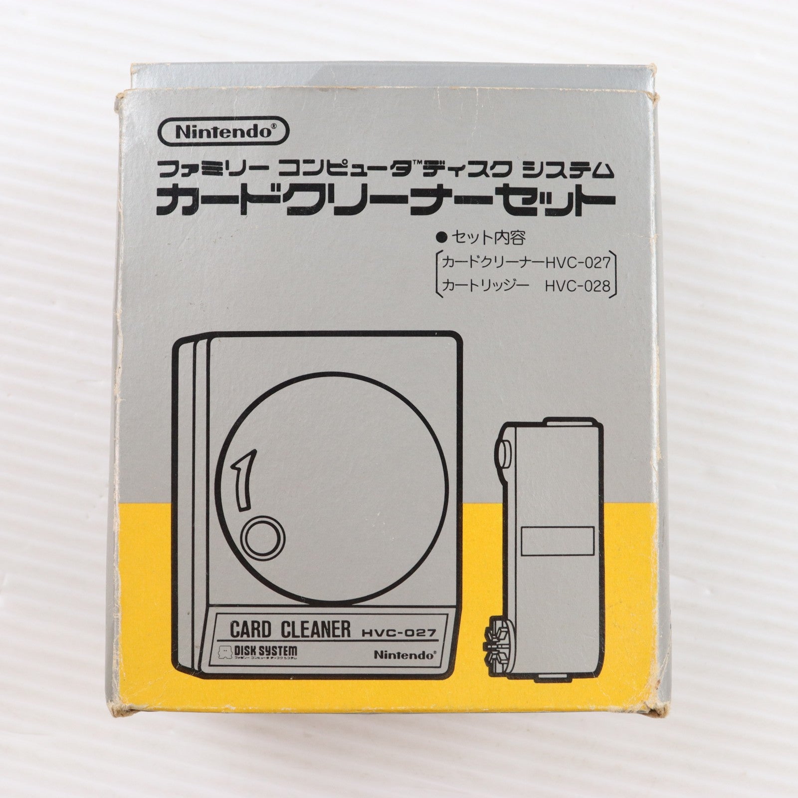 【中古即納】[ACC][FC] ファミリーコンピュータ ディスクシステム カードクリーナーセット 任天堂(HVC-027/HVC-028)(19860221)