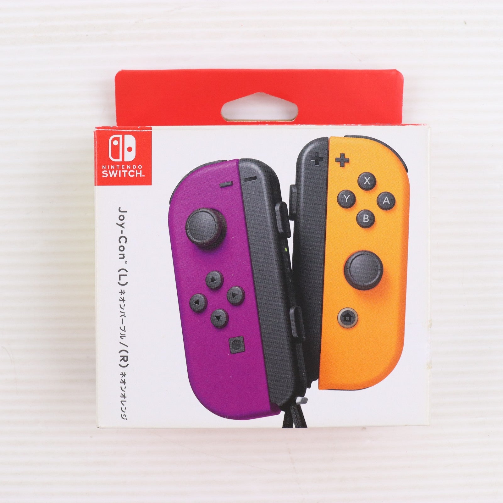 【中古即納】[ACC][Switch] Joy-Con(L) ネオンパープル/(R) ネオンオレンジ(ジョイコンL ネオンパープル/R ネオンオレンジ) 任天堂(HAC-A-JAQAA)(20191004)