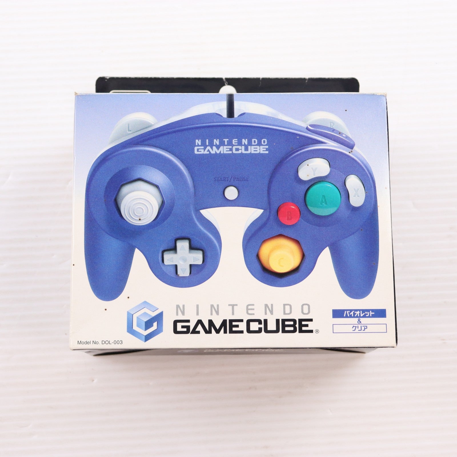【中古即納】[ACC][GC] ニンテンドー ゲームキューブ コントローラ バイオレット&クリア 任天堂(DOL-003)(20011121)