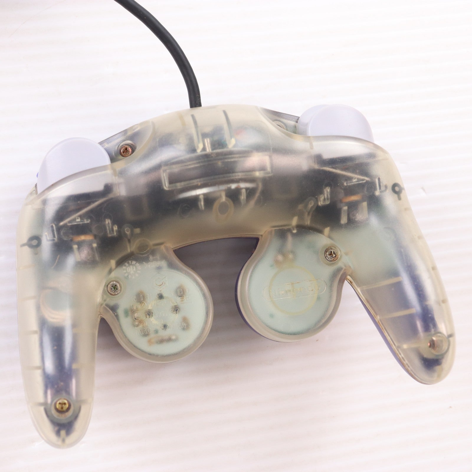 【中古即納】[ACC][GC] ニンテンドー ゲームキューブ コントローラ バイオレット&クリア 任天堂(DOL-003)(20011121)